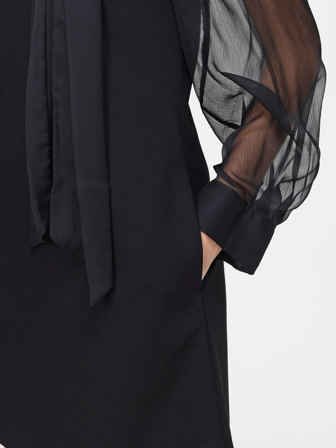 TWINSET ACTITUDE VESTIDO: Vestido mujer Twinset Actitude, Negro - Img 3