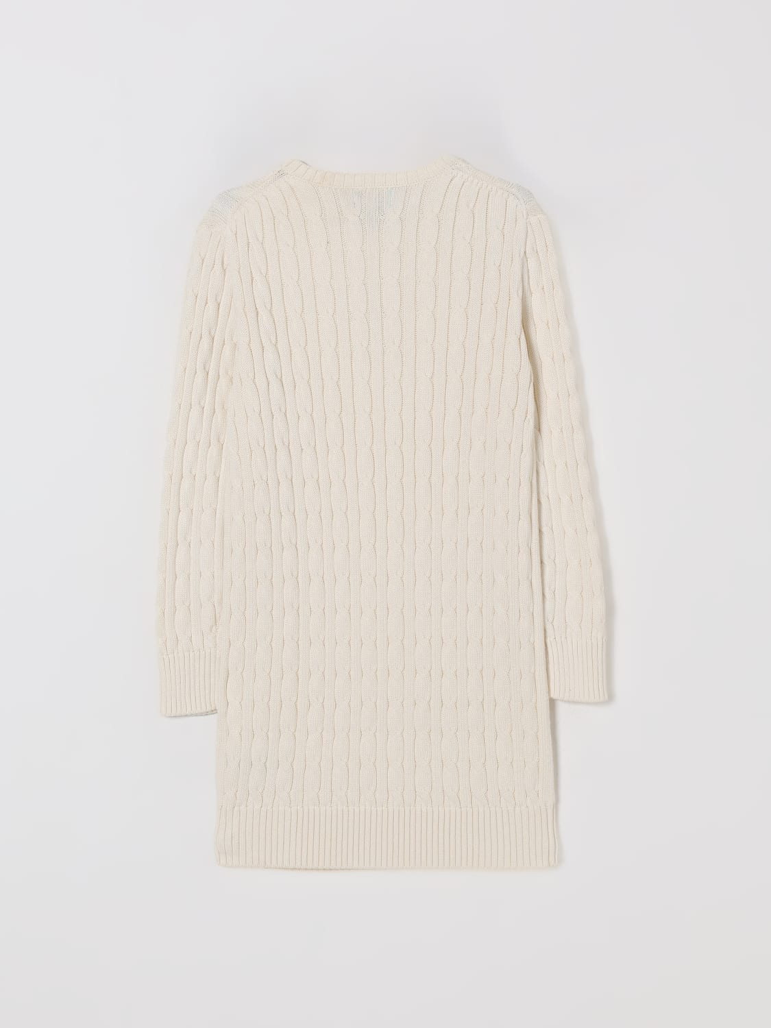 POLO RALPH LAUREN DRESS: Polo Ralph Lauren girls' dress, Beige - Img 2