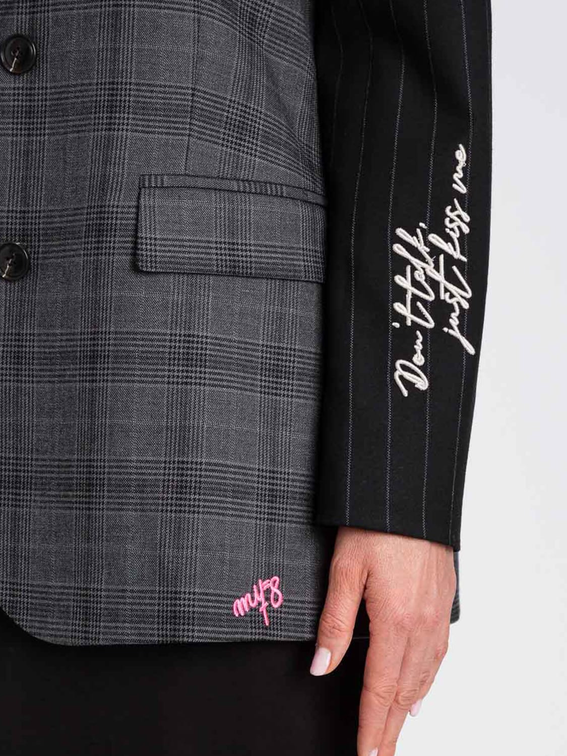 TWINSET ACTITUDE JACKET: Jacket woman Twinset Actitude, Grey - Img 4