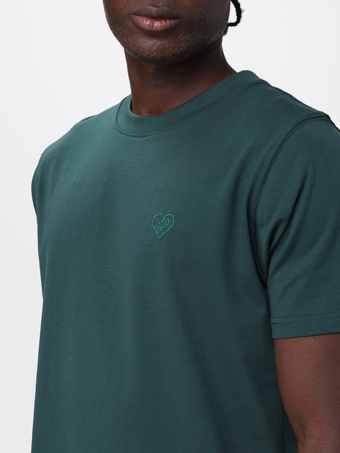 FAMILY FIRST T-SHIRT: T-shirt men Family First, Green - Img 3