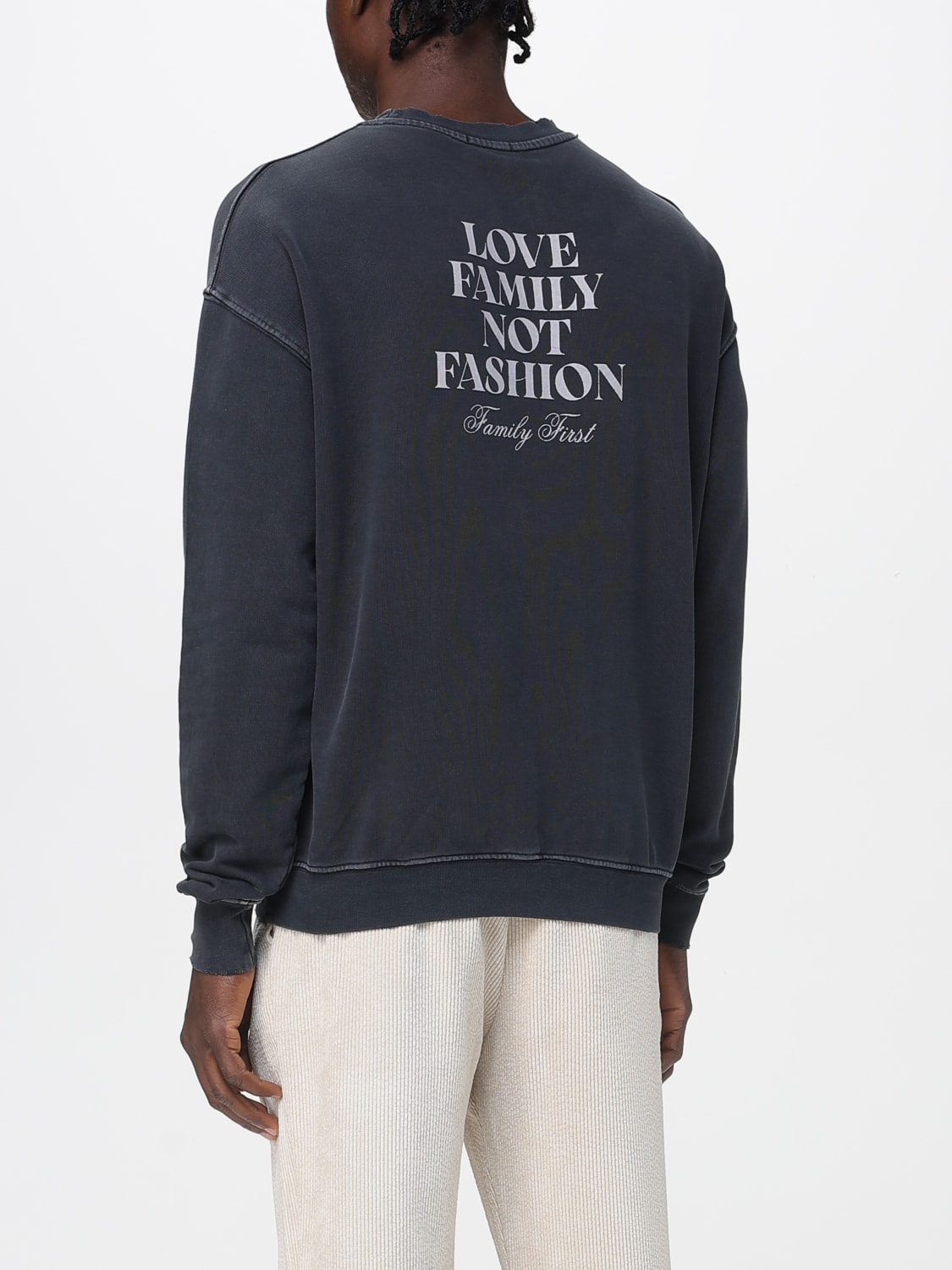 FAMILY FIRST SWEATSHIRT: Sweatshirt men Family First, Grey - Img 2