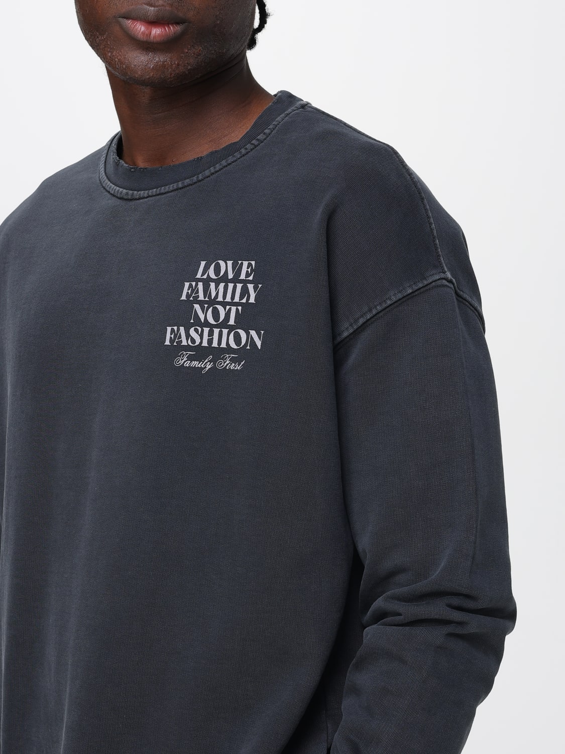 FAMILY FIRST SWEATSHIRT: Sweatshirt men Family First, Grey - Img 3