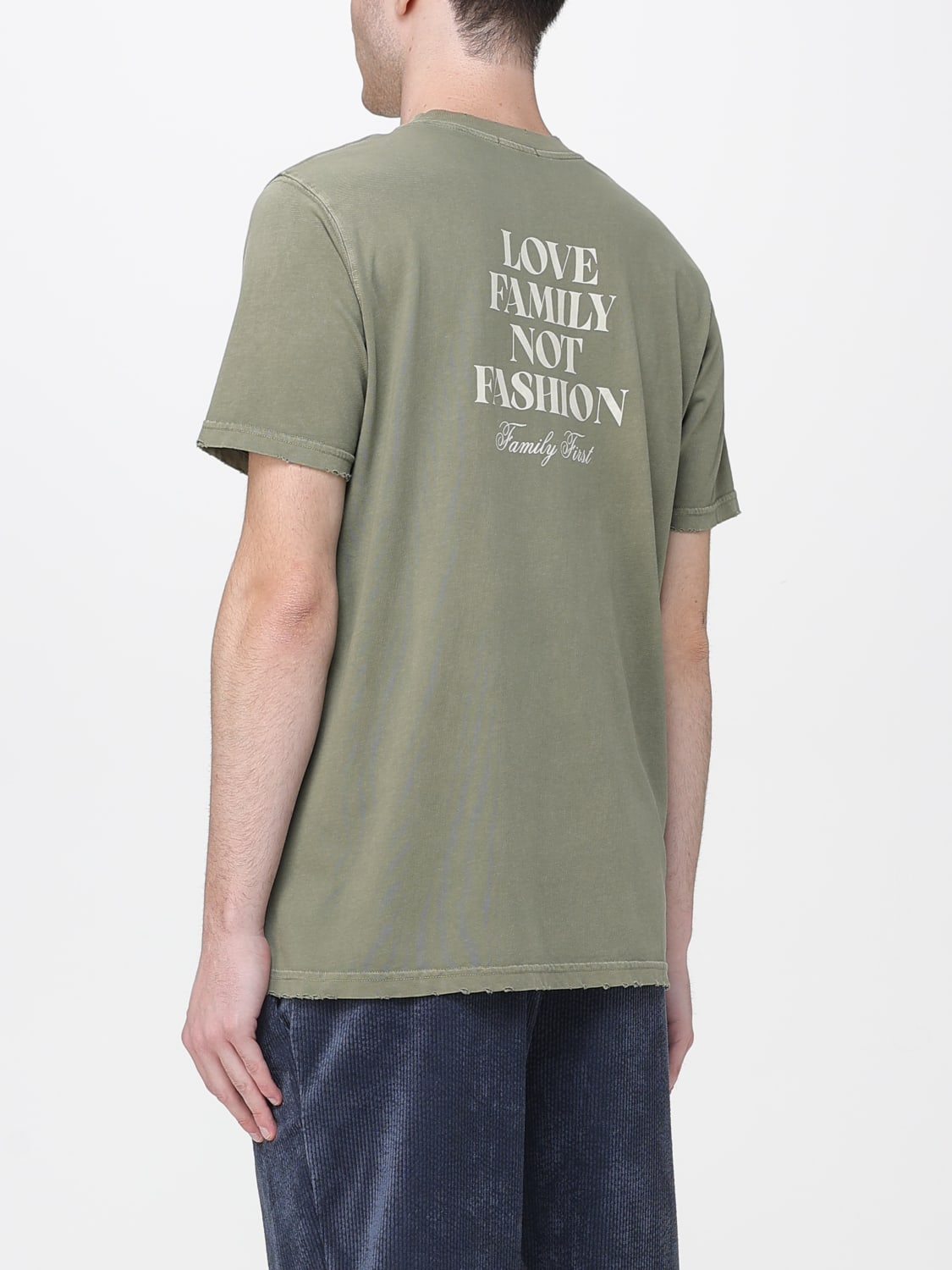FAMILY FIRST T-SHIRT: T-shirt men Family First, Green - Img 2