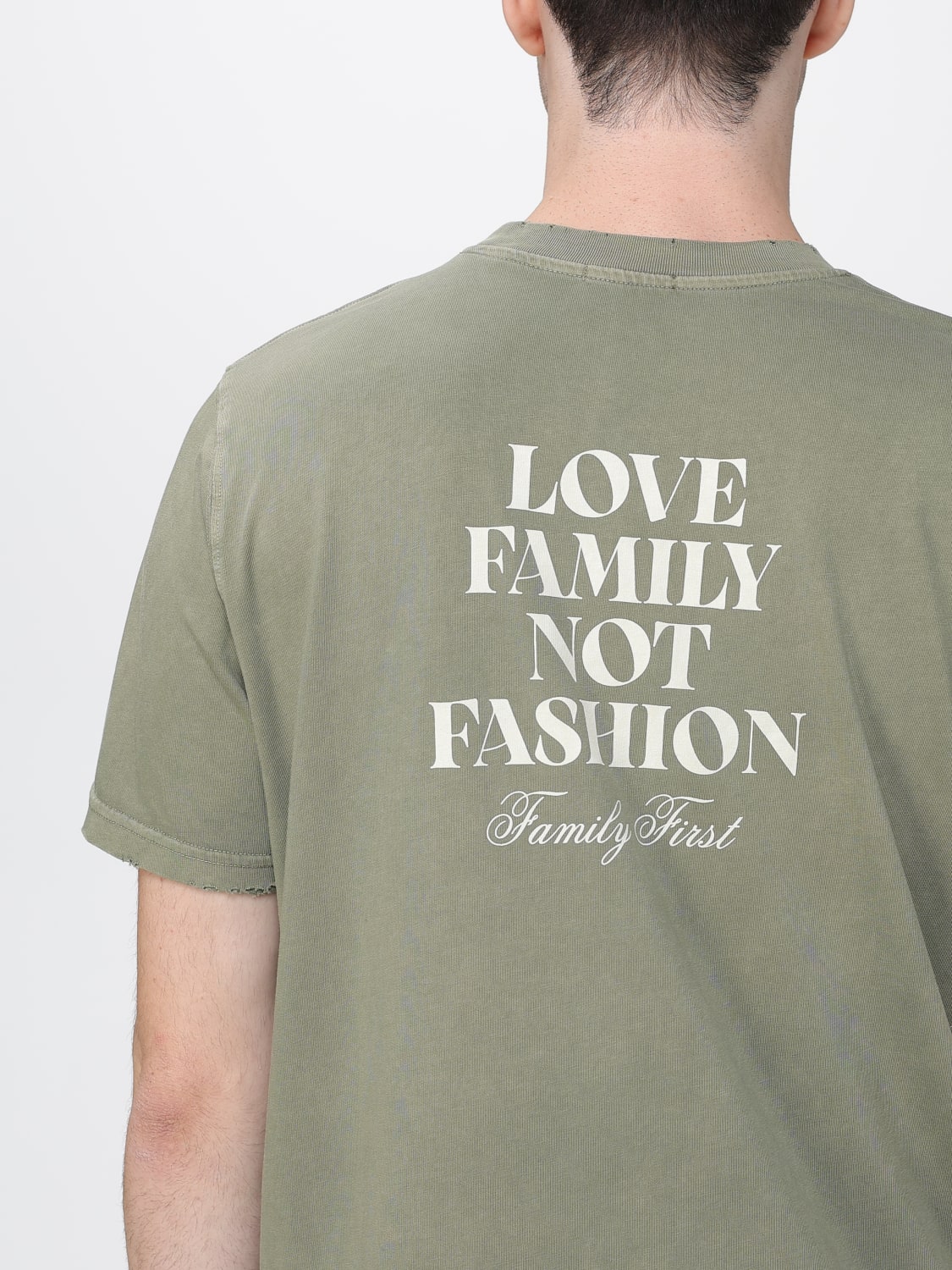 FAMILY FIRST T-SHIRT: T-shirt men Family First, Green - Img 3