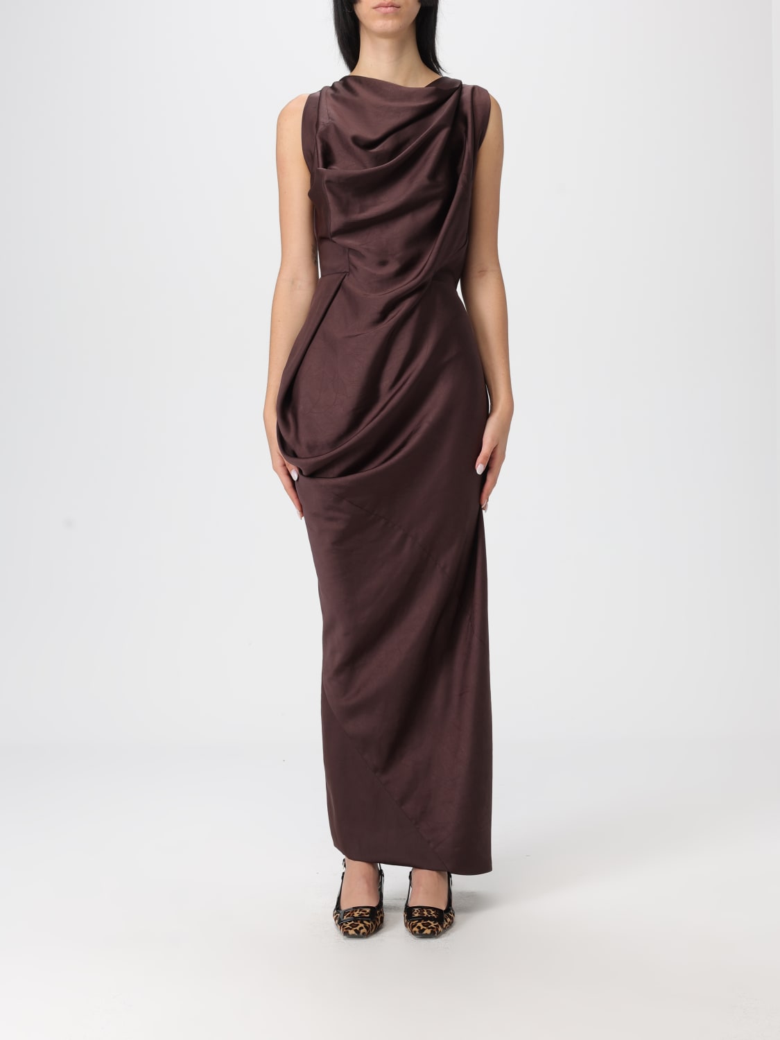 VIVIENNE WESTWOOD KLEID: Kleid damen Vivienne Westwood, Braun - Img 1