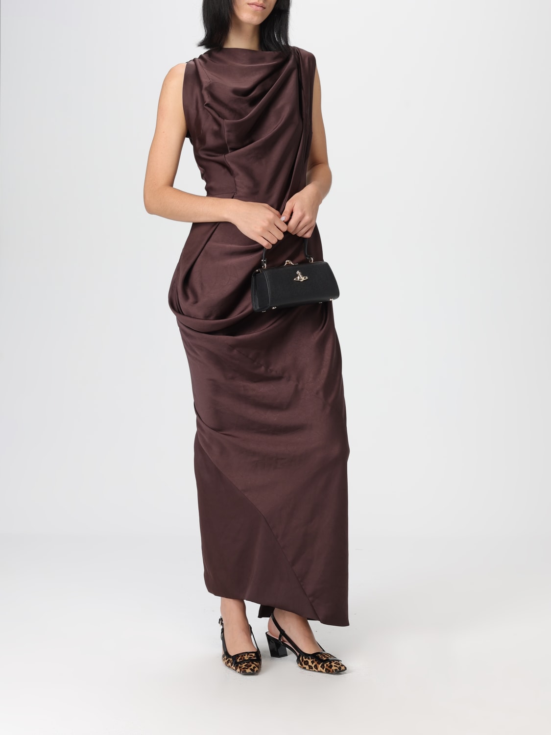 VIVIENNE WESTWOOD KLEID: Kleid damen Vivienne Westwood, Braun - Img 2