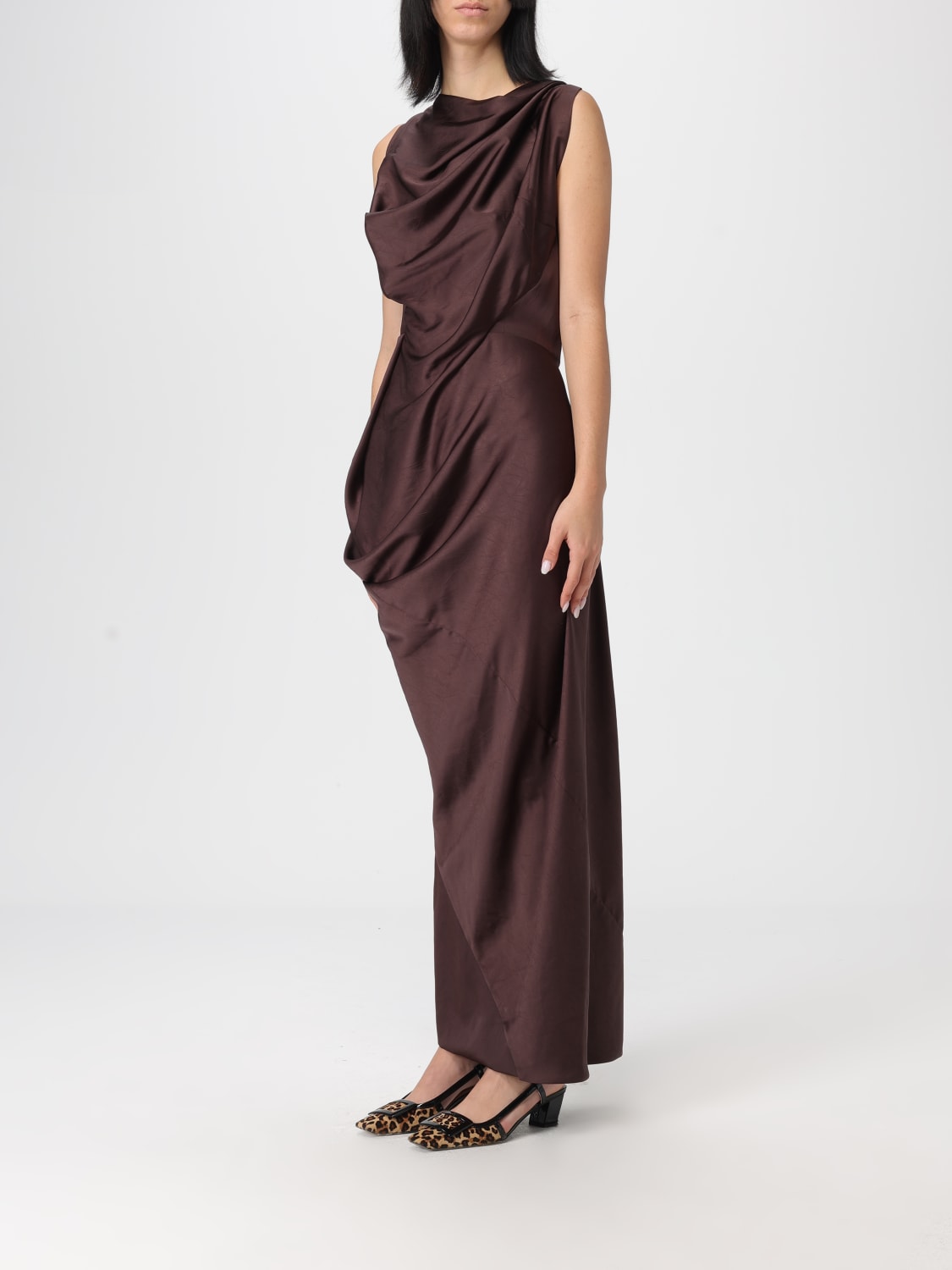 VIVIENNE WESTWOOD KLEID: Kleid damen Vivienne Westwood, Braun - Img 4
