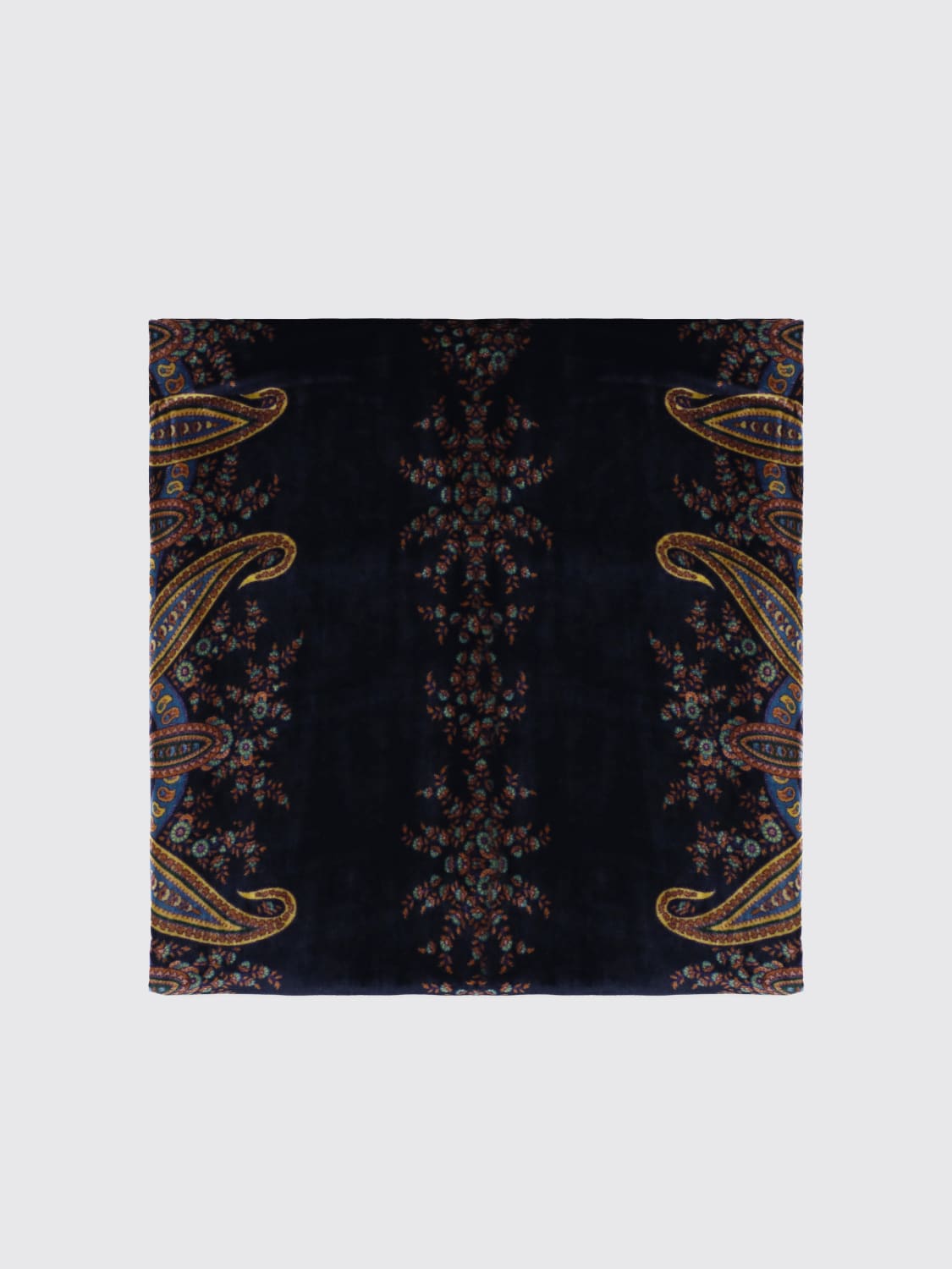 ETRO BUFANDA: Bufanda mujer Etro, Azul Oscuro - Img 2