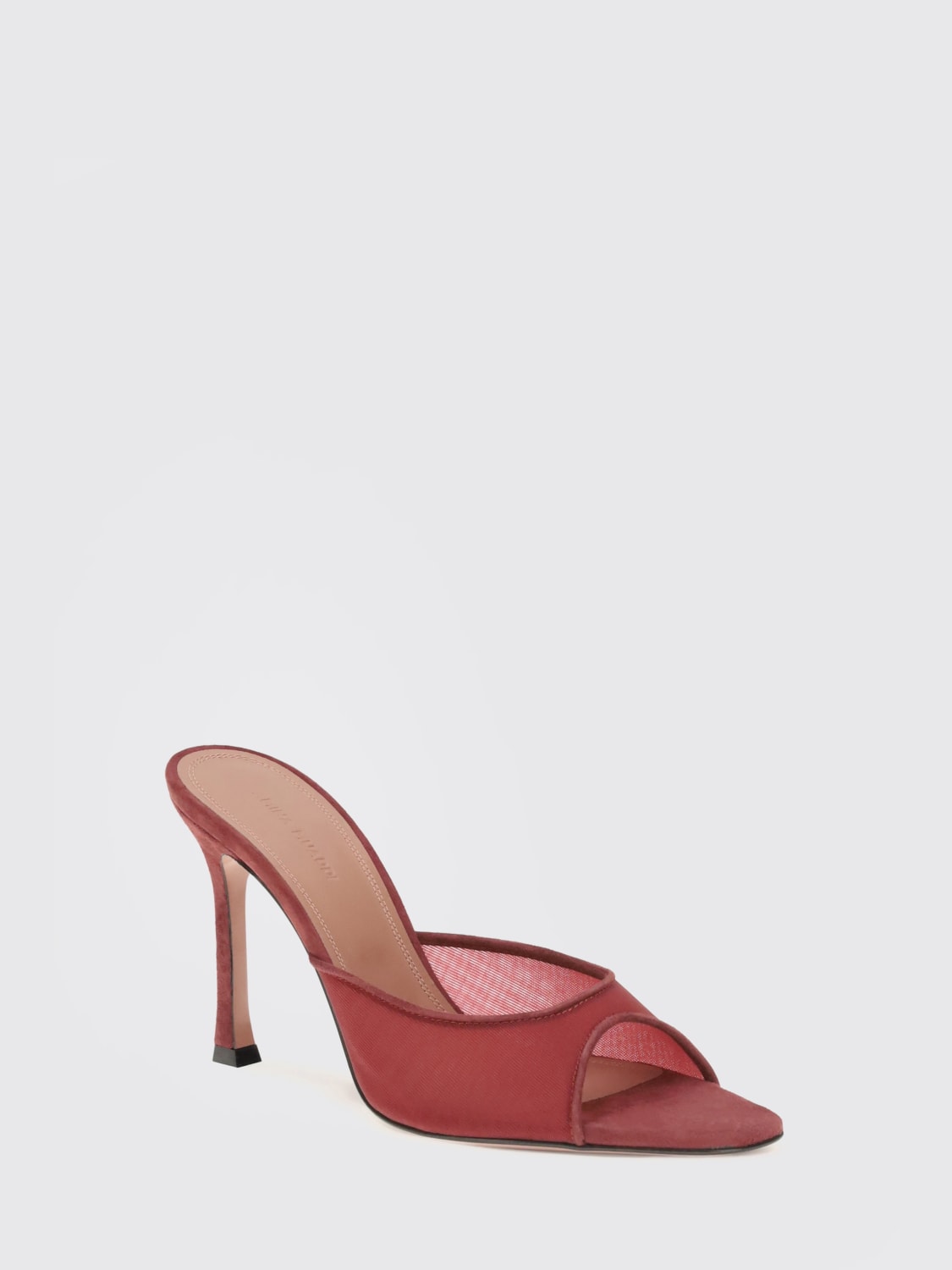 AMINA MUADDI HEELED SANDAL: Shoes woman Amina Muaddi, Ruby - Img 2