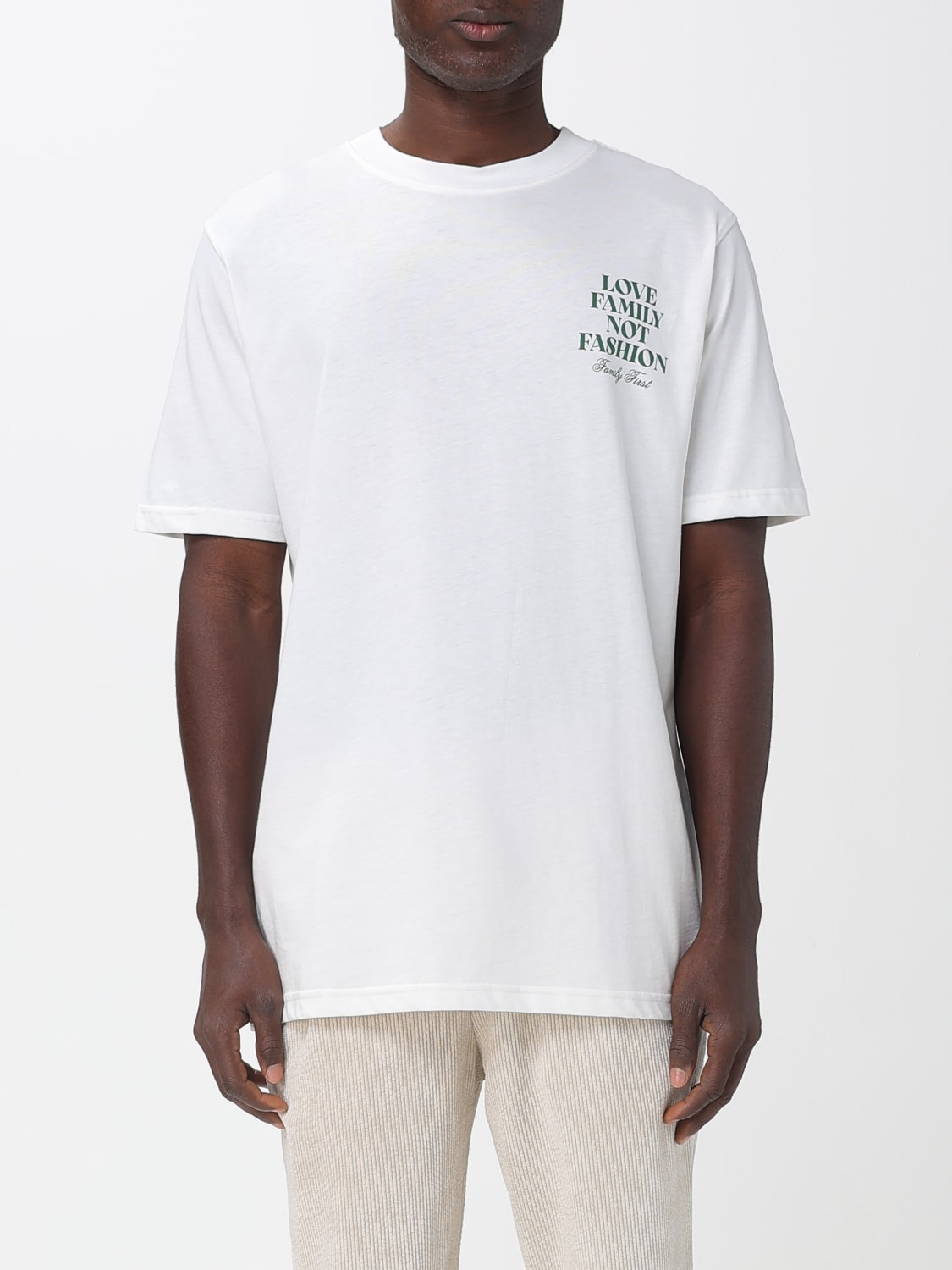 FAMILY FIRST T-SHIRT: T-shirt men Family First, White - Img 1