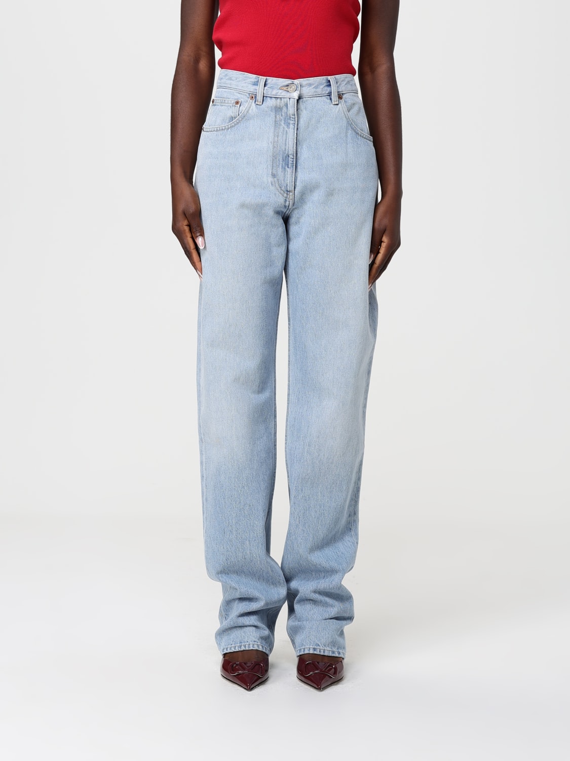 VALENTINO JEANS: Jeans woman Valentino, Gnawed Blue - Img 1