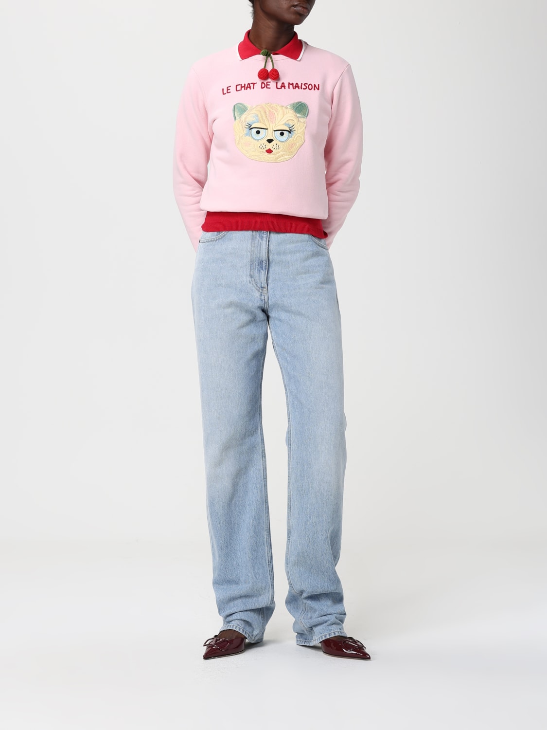 VALENTINO JEANS: Jeans woman Valentino, Gnawed Blue - Img 2