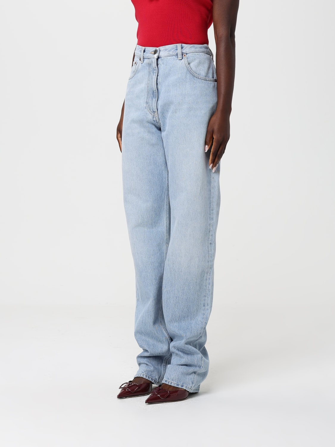 VALENTINO JEANS: Jeans woman Valentino, Gnawed Blue - Img 4