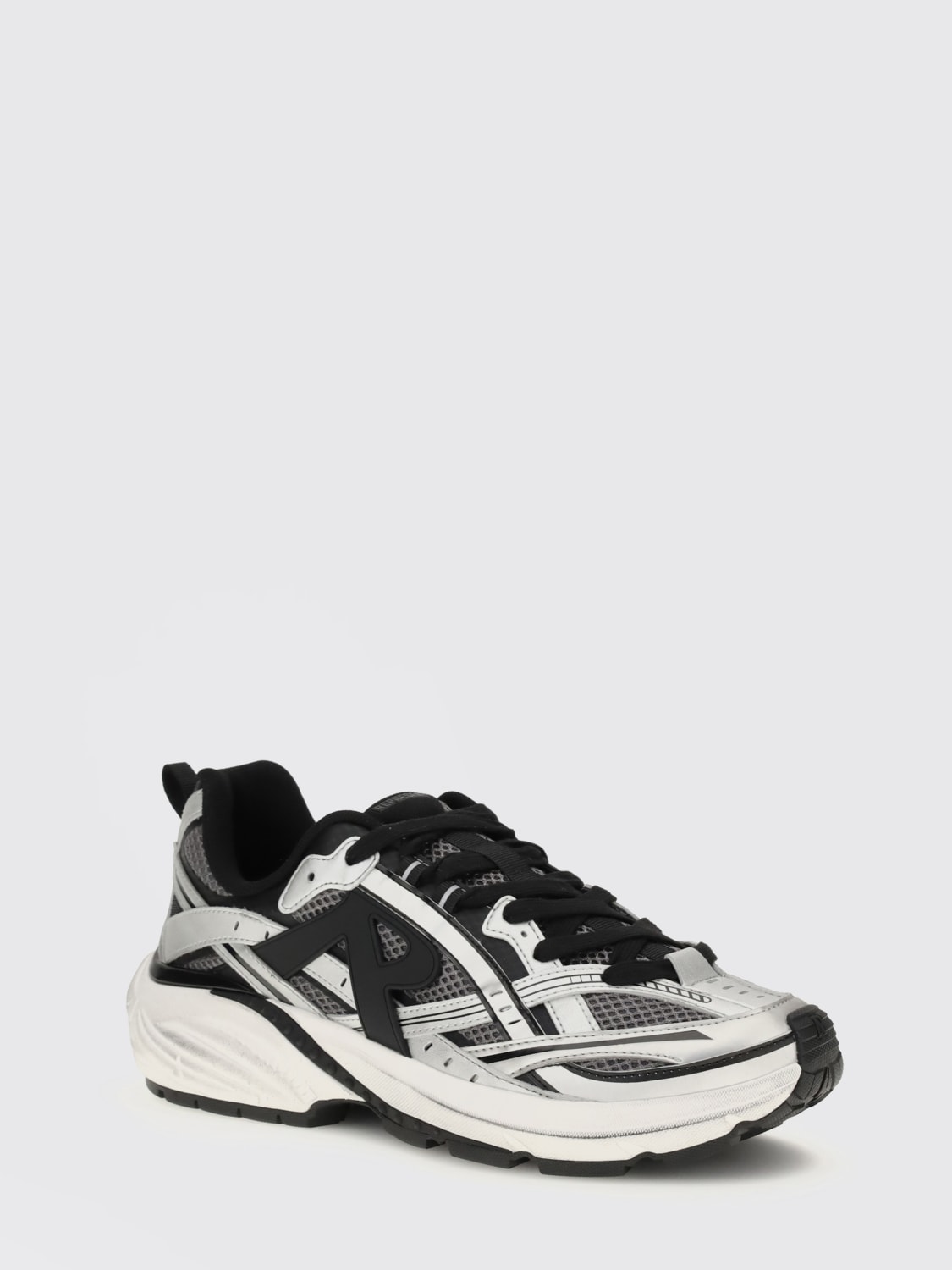 REPRESENT BASKETS: Baskets homme Represent, Argent - Img 2