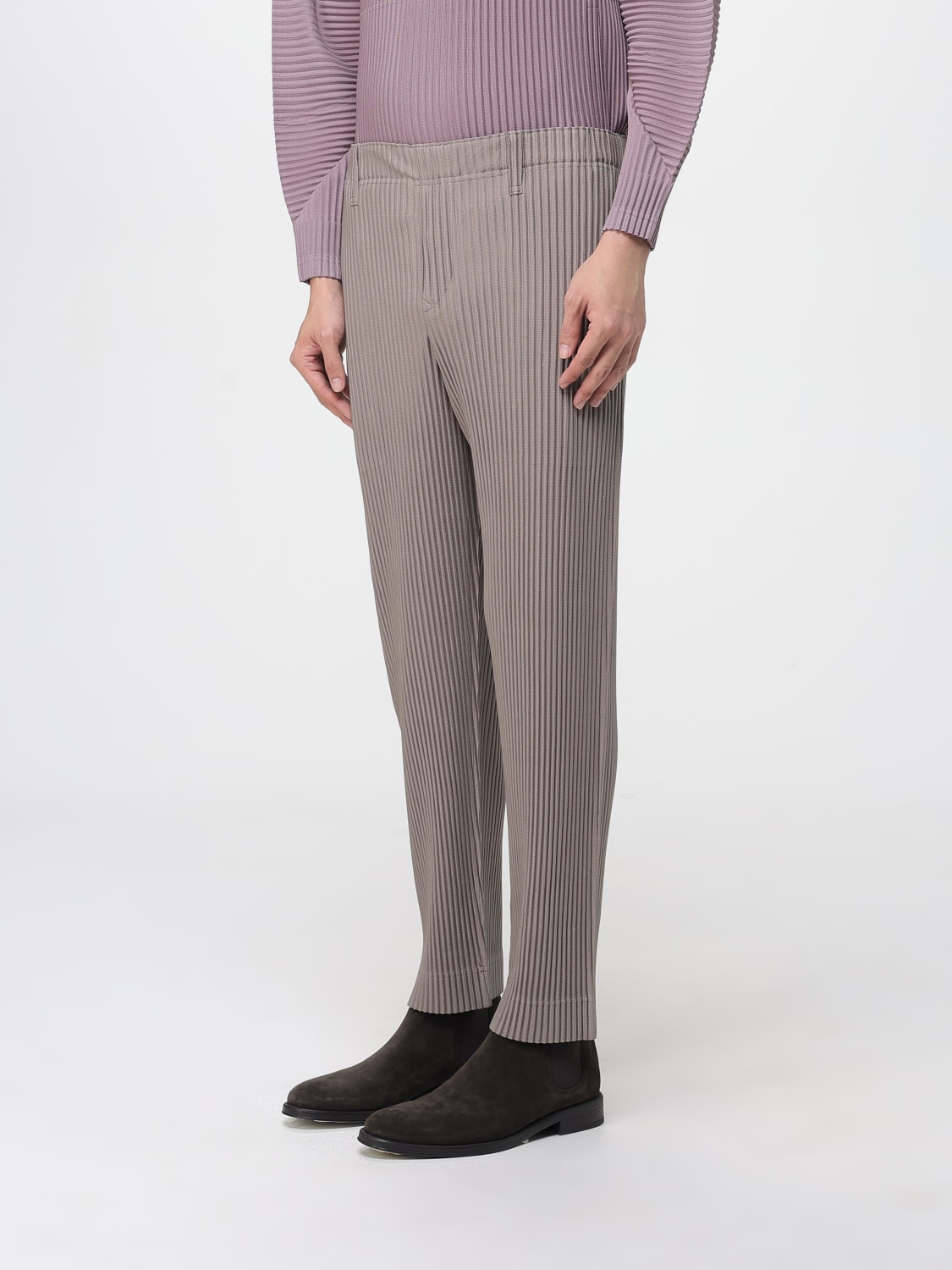 HOMME PLISSE' ISSEY MIYAKE PANTS: Pants men Homme Plisse' Issey Miyake, Beige - Img 4