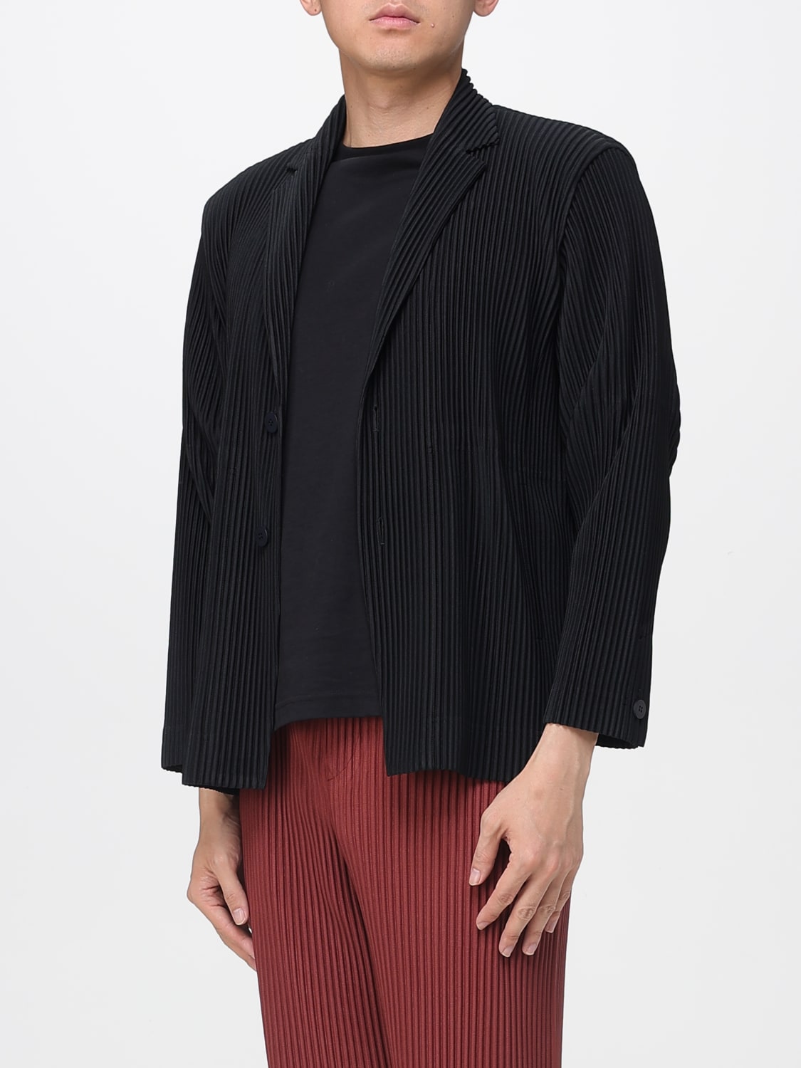 HOMME PLISSE' ISSEY MIYAKE VESTE: Blazer homme Homme Plisse' Issey Miyake, Noir - Img 4