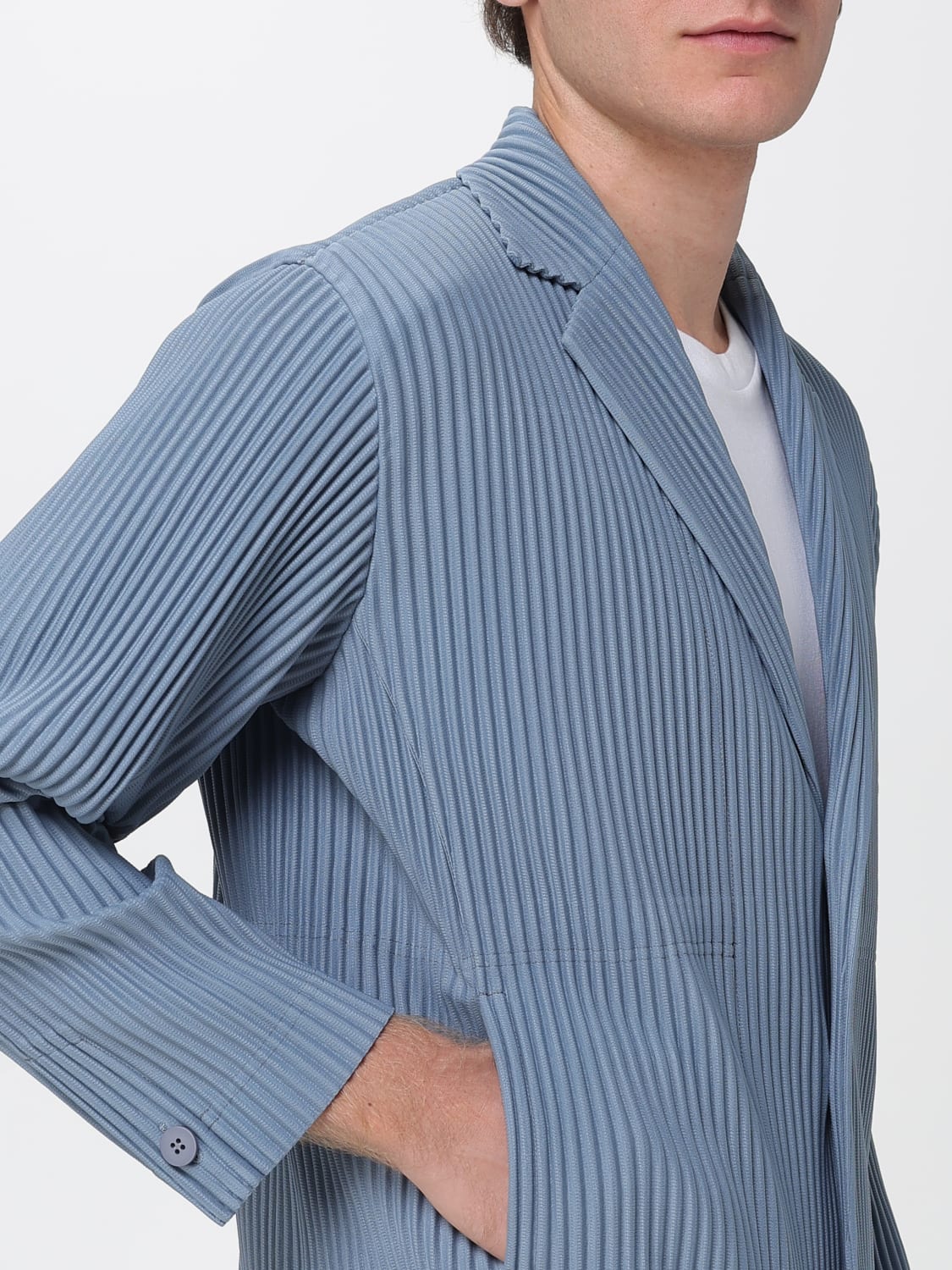 HOMME PLISSE' ISSEY MIYAKE JACKET: Blazer men Homme Plisse' Issey Miyake, Grey - Img 5