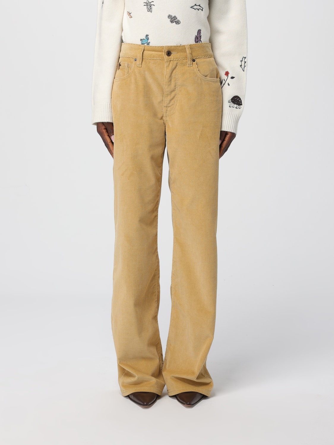 JACOB COHEN PANTS: Pants woman Jacob Cohen, Camel - Img 1