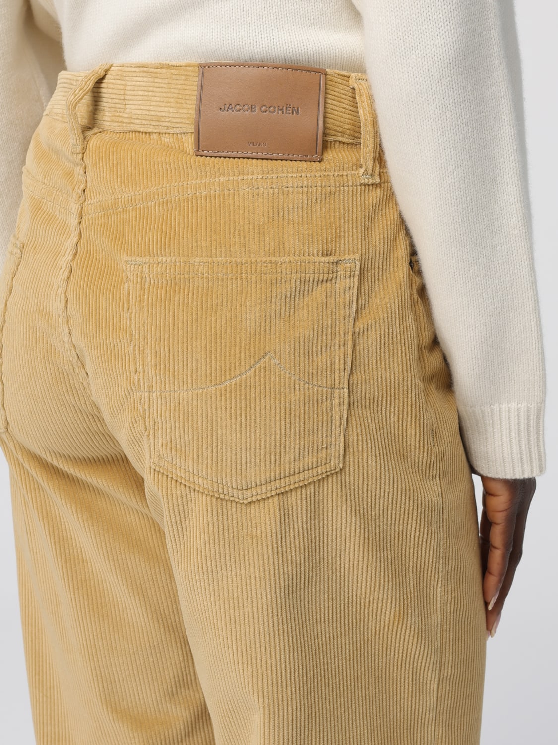 JACOB COHEN PANTS: Pants woman Jacob Cohen, Camel - Img 3