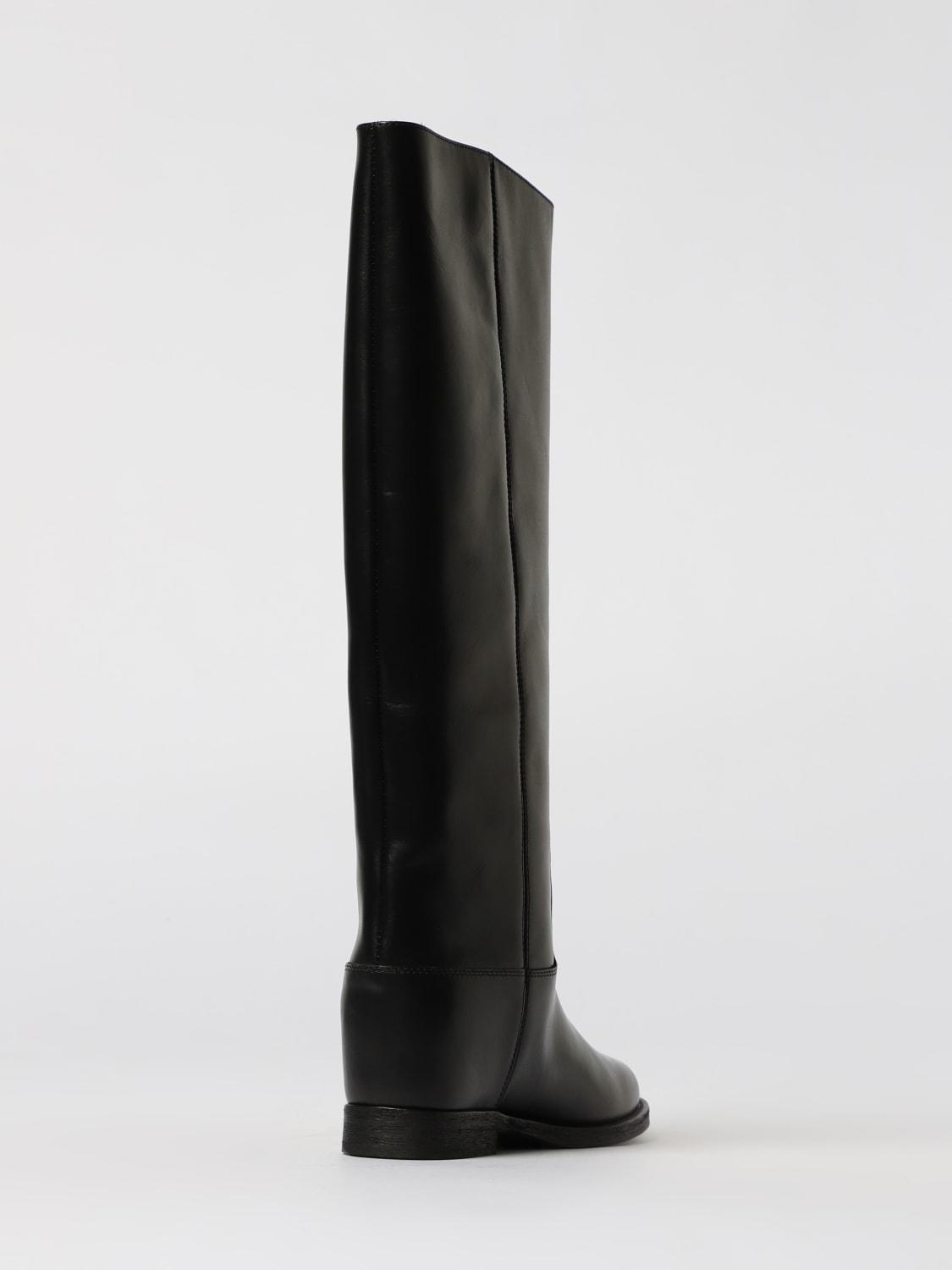 VIA ROMA 15 BOOTS: Flat ankle boot woman Via Roma 15, Black - Img 3