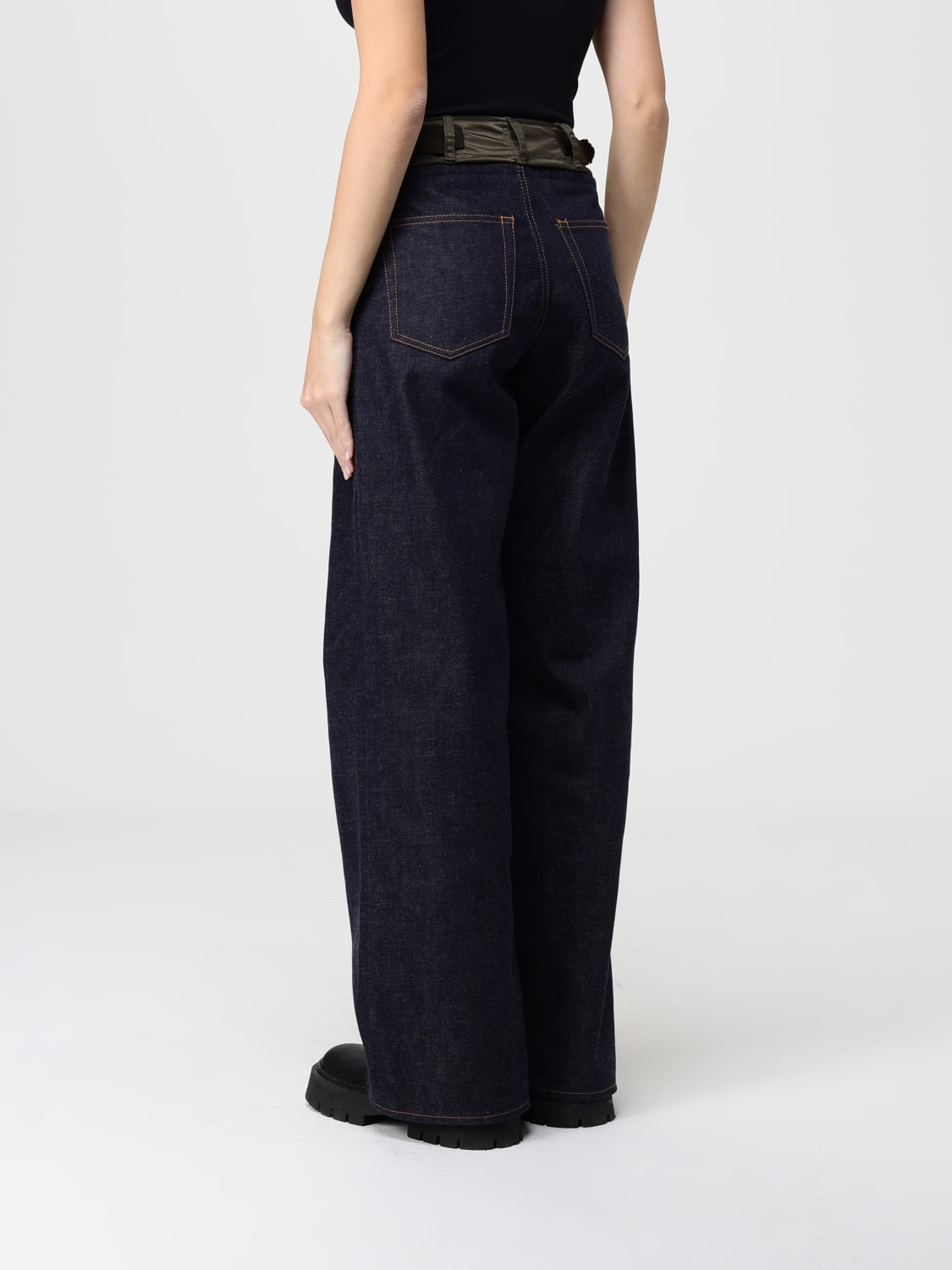 SACAI JEANS: Jeans woman Sacai, Blue - Img 3