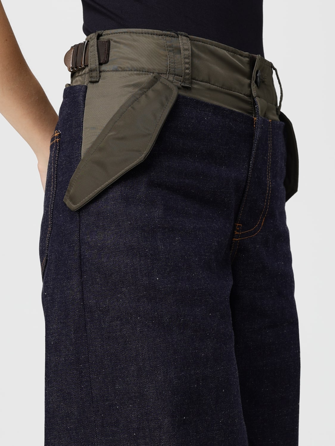 SACAI JEANS: Jeans woman Sacai, Blue - Img 5