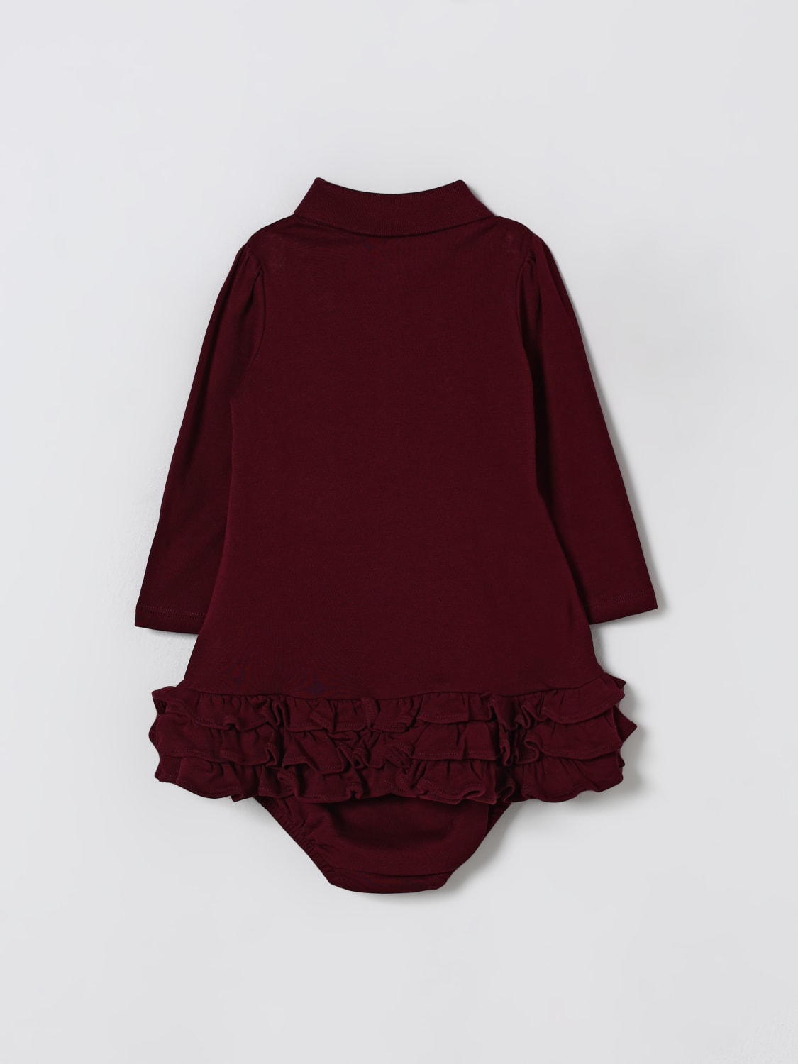 POLO RALPH LAUREN ROMPER: Romper kids Polo Ralph Lauren, Burgundy - Img 3