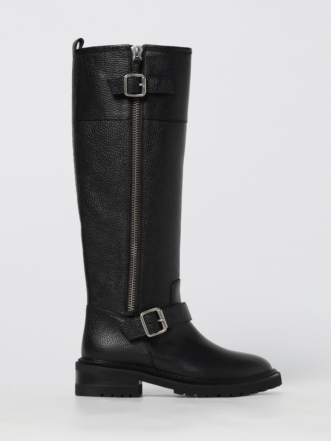 VIA ROMA 15 BOOTS: Flat ankle boot woman Via Roma 15, Black - Img 1