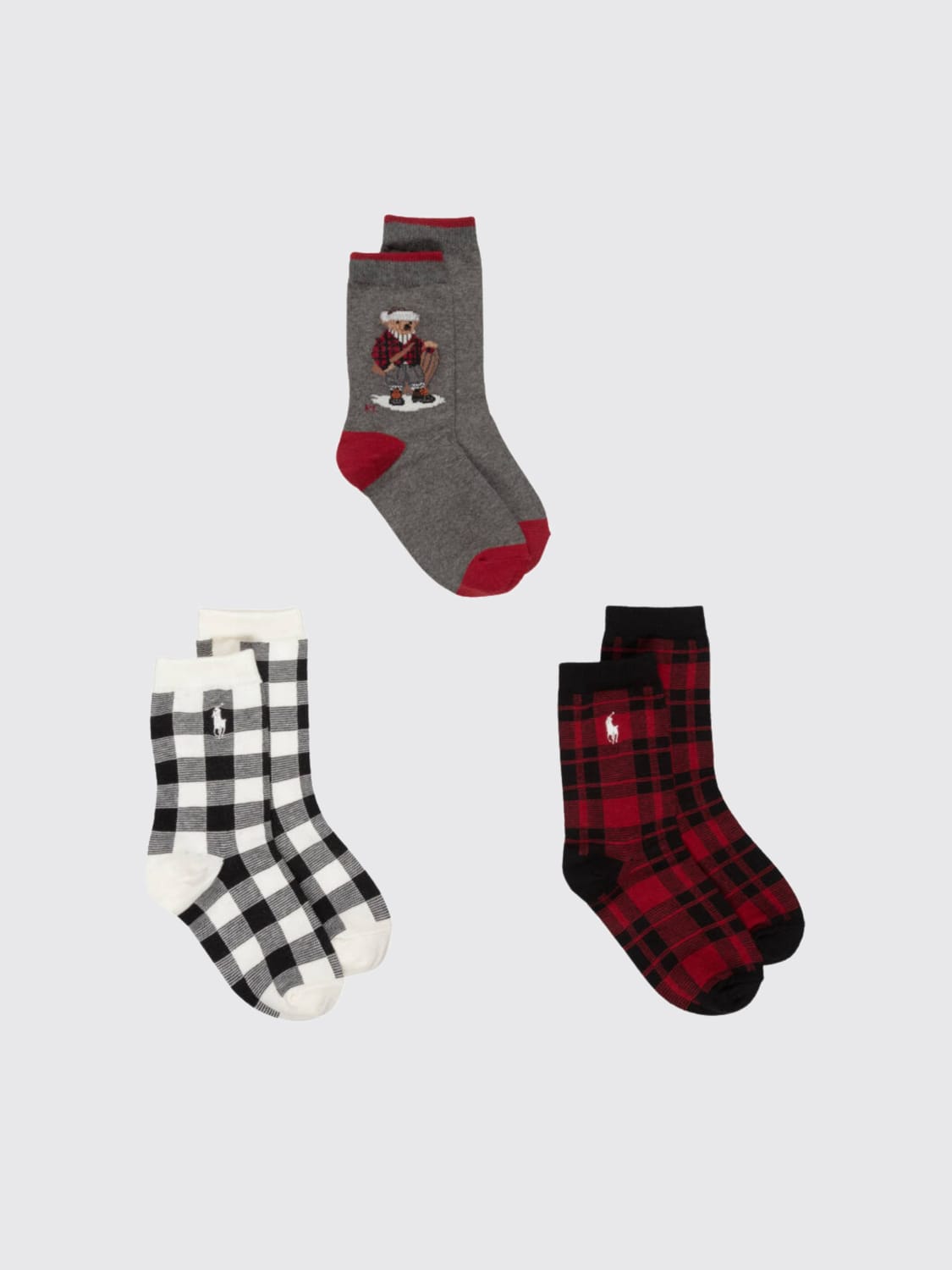 POLO RALPH LAUREN SOCKS: Socks kids Polo Ralph Lauren, Multicolor - Img 2