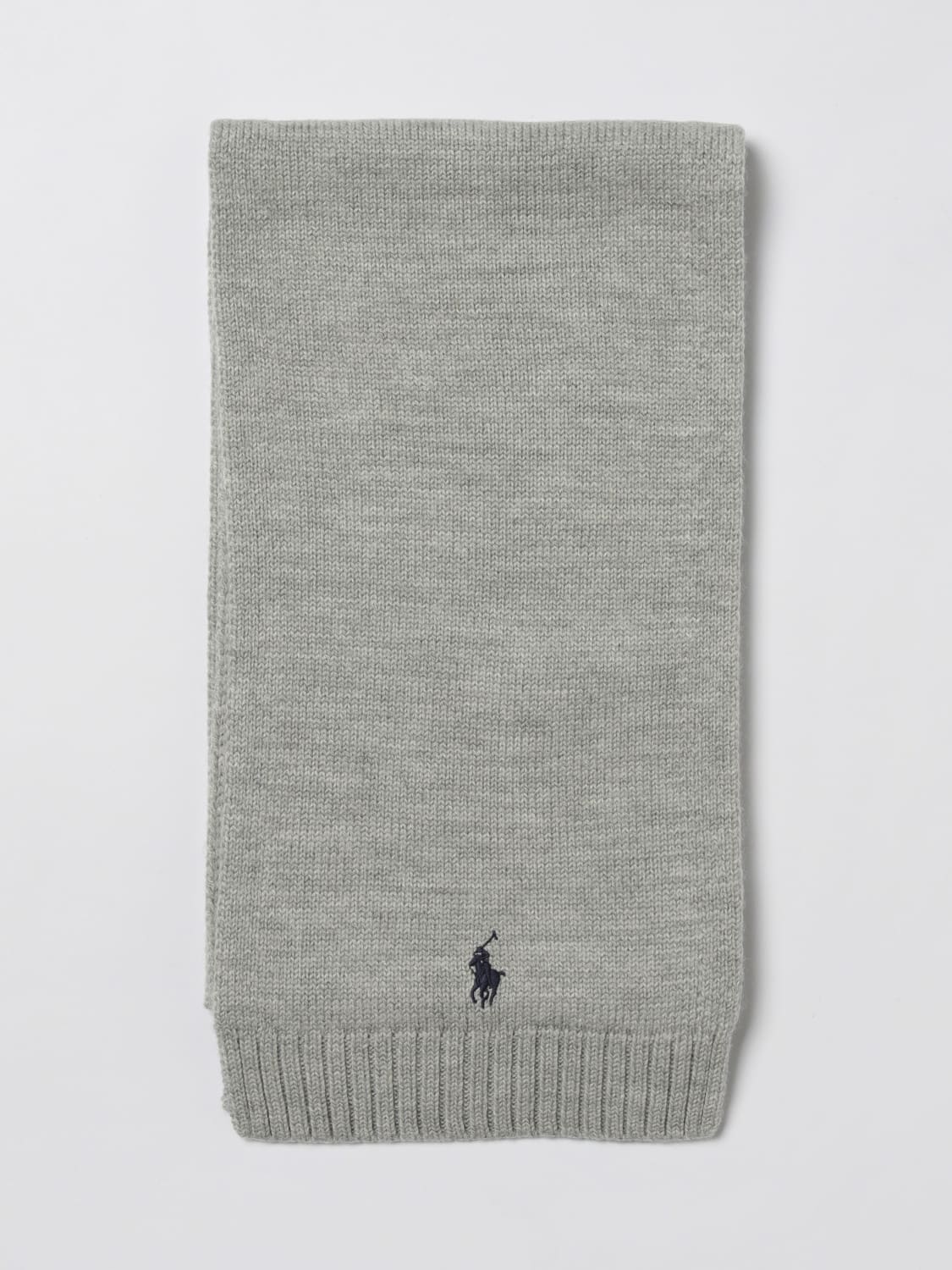 POLO RALPH LAUREN SCARF: Scarf kids Polo Ralph Lauren, Grey - Img 1