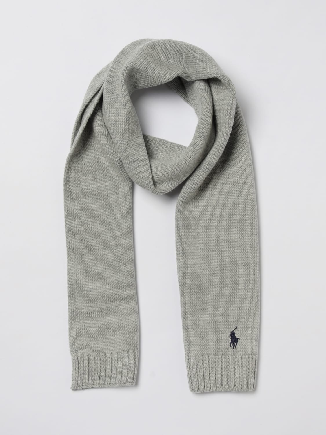 POLO RALPH LAUREN SCARF: Scarf kids Polo Ralph Lauren, Grey - Img 2