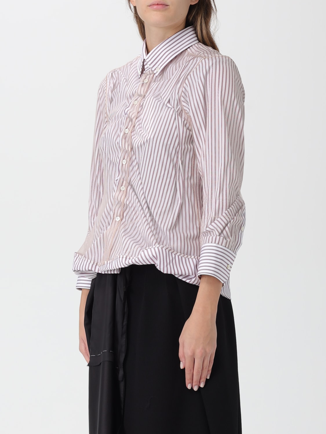 MAISON MARGIELA CAMISA: Camisa mujer Maison Margiela, Rojo - Img 4