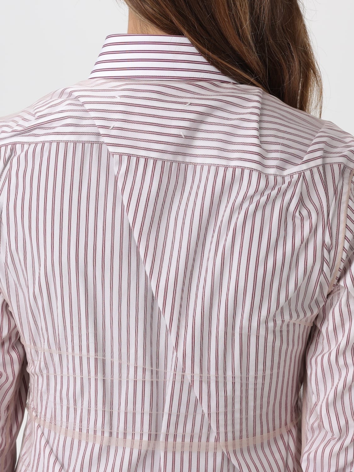 MAISON MARGIELA CAMISA: Camisa mujer Maison Margiela, Rojo - Img 5