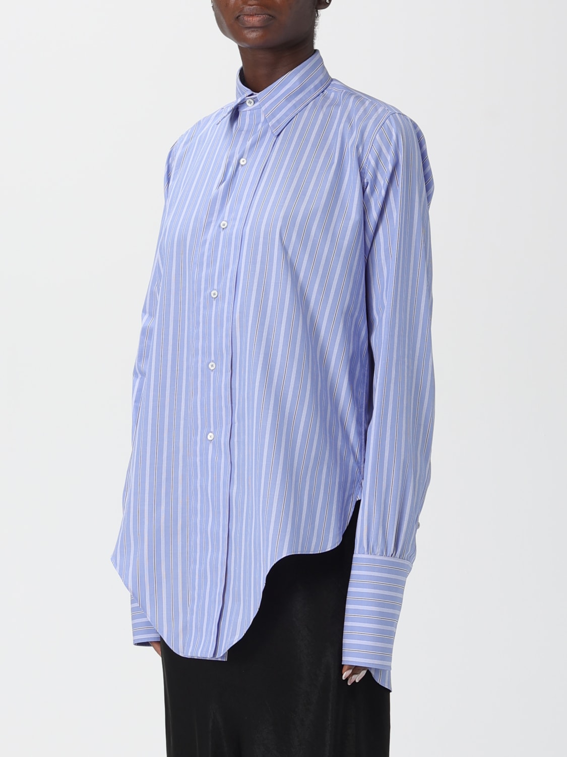 MAISON MARGIELA CHEMISE: Chemise femme Maison Margiela, Bleu - Img 4