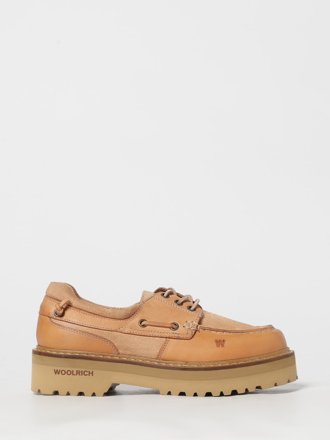 WOOLRICH LOAFER: Loafer woman Woolrich, Camel - Img 1