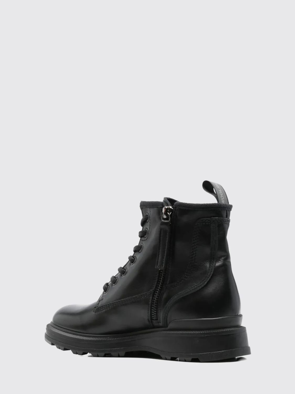 WOOLRICH BOOTS: Flat ankle boot woman Woolrich, Black - Img 3