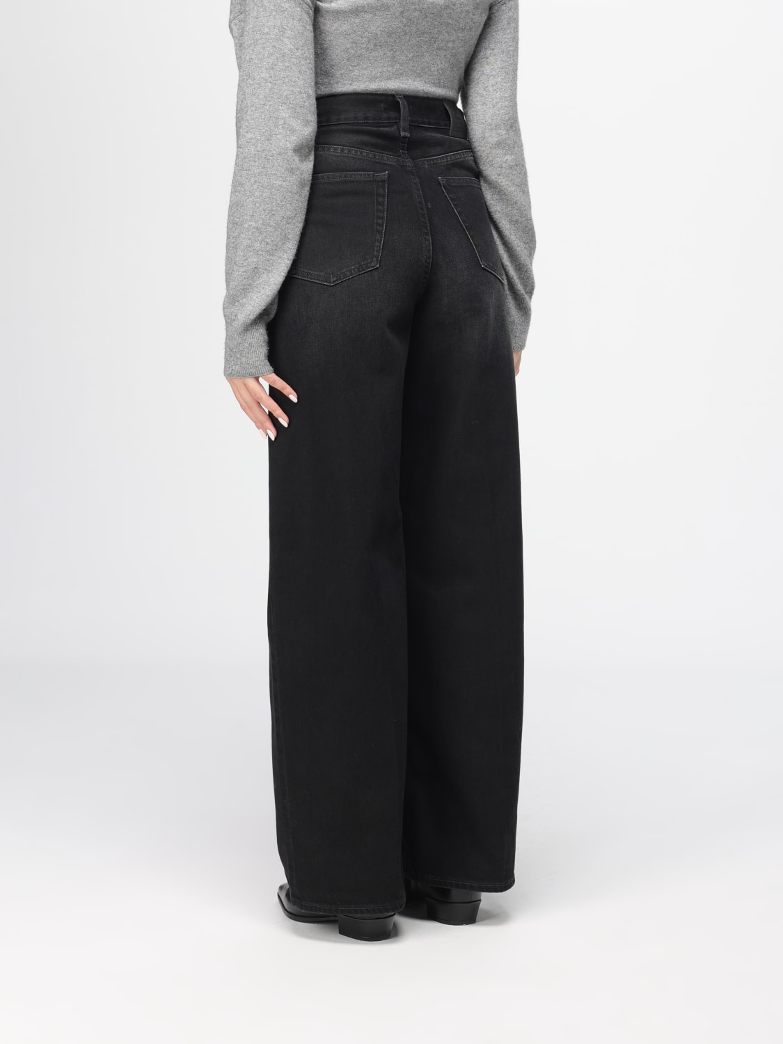 TOTEME VAQUEROS: Vaqueros mujer Toteme, Negro - Img 3