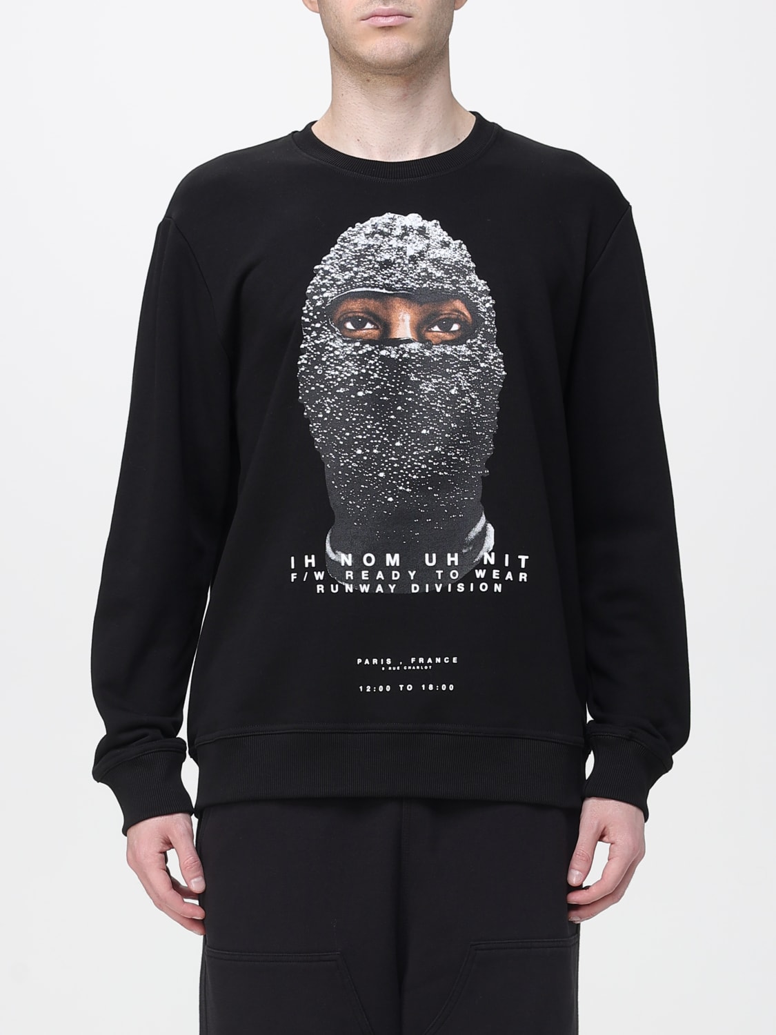 IH NOM UH NIT SWEATSHIRT: Sweatshirt herren Ih Nom Uh Nit, Schwarz - Img 1