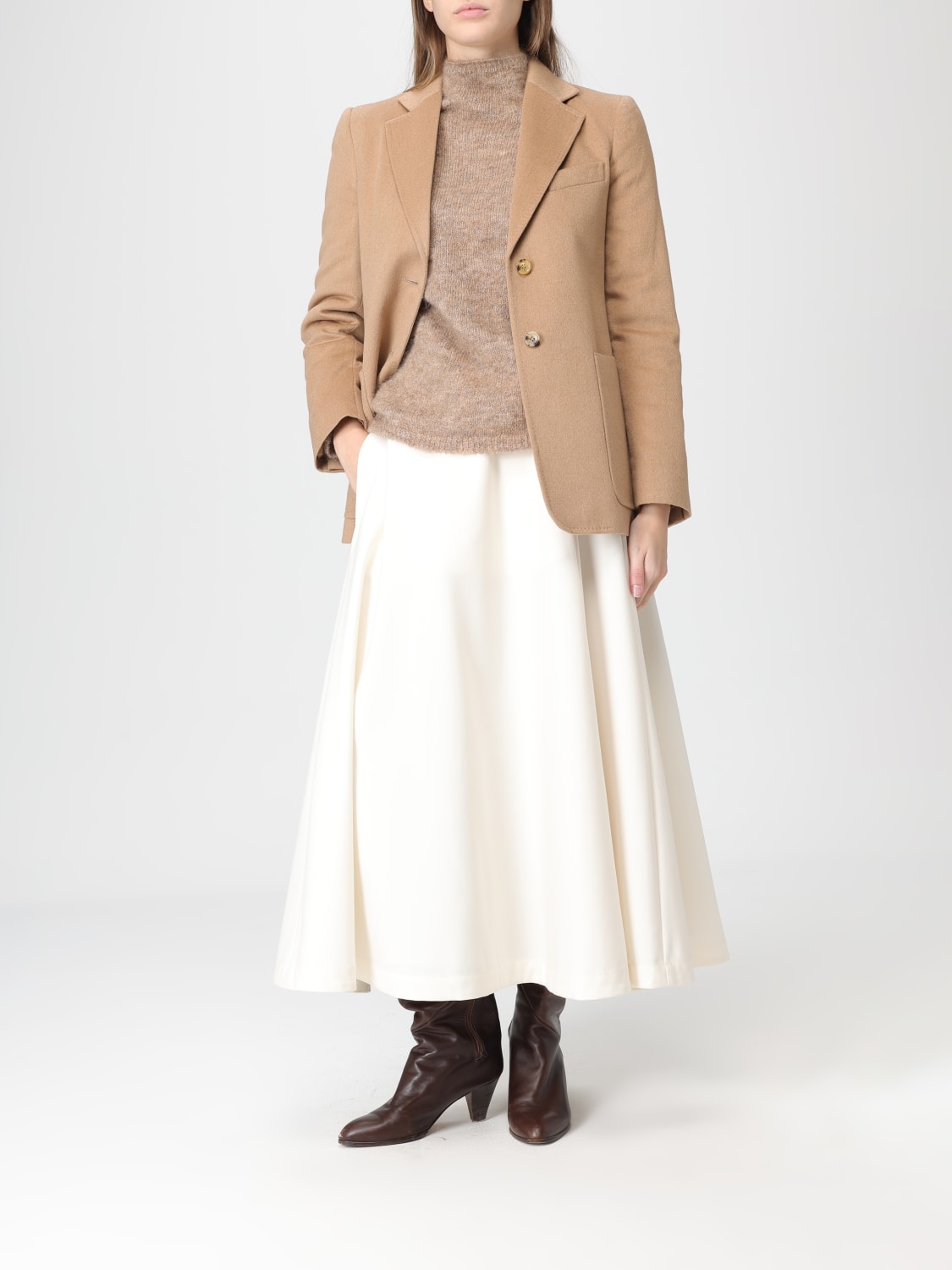 MAX MARA VESTE: Veste femme Max Mara, Beige - Img 2