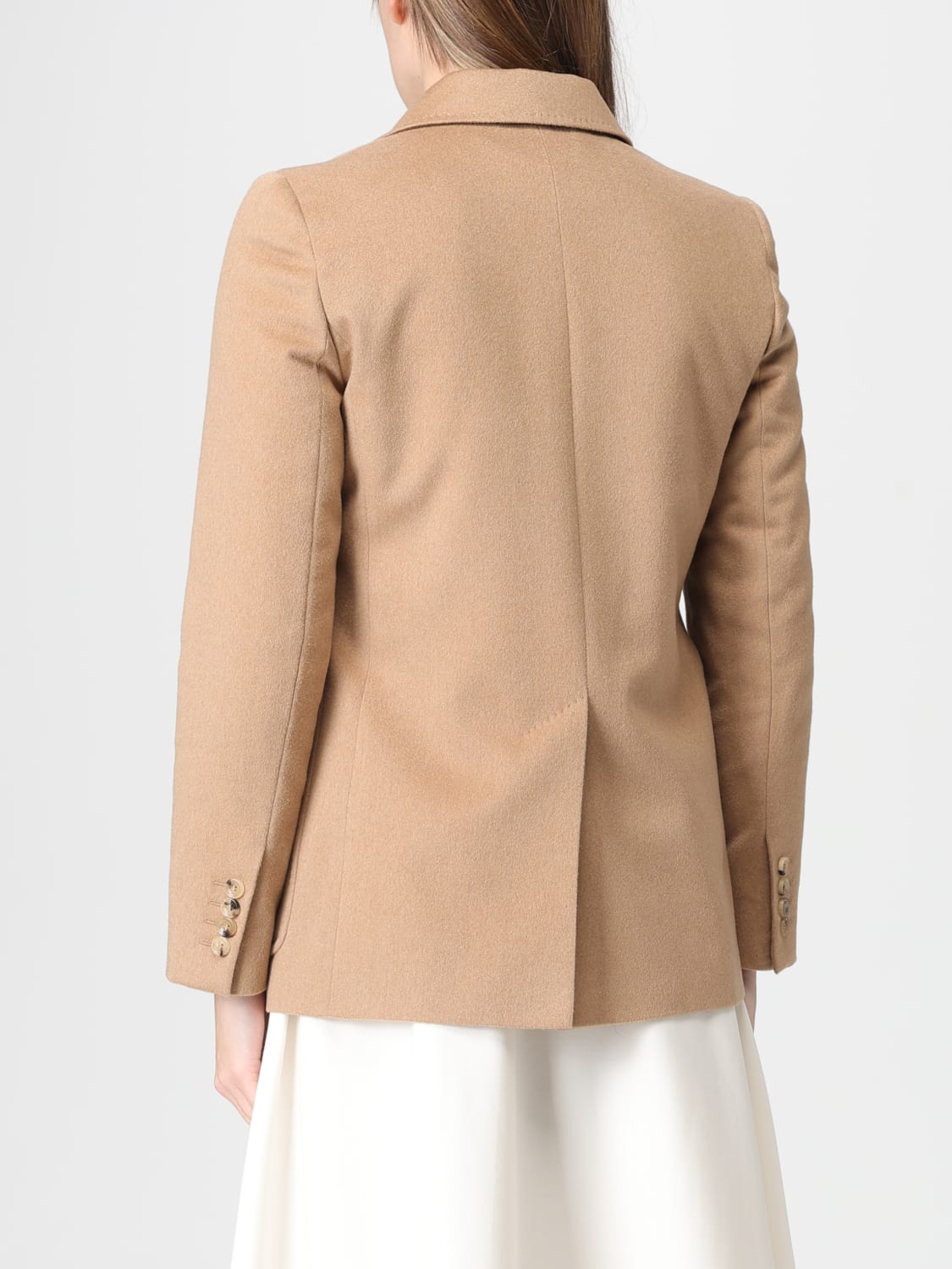 MAX MARA VESTE: Veste femme Max Mara, Beige - Img 3