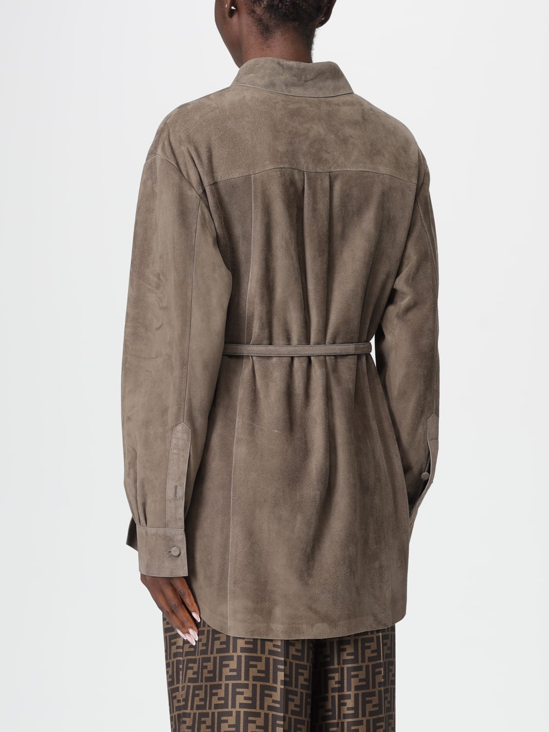 FENDI SHIRT: Shirt woman Fendi, Brown - Img 3