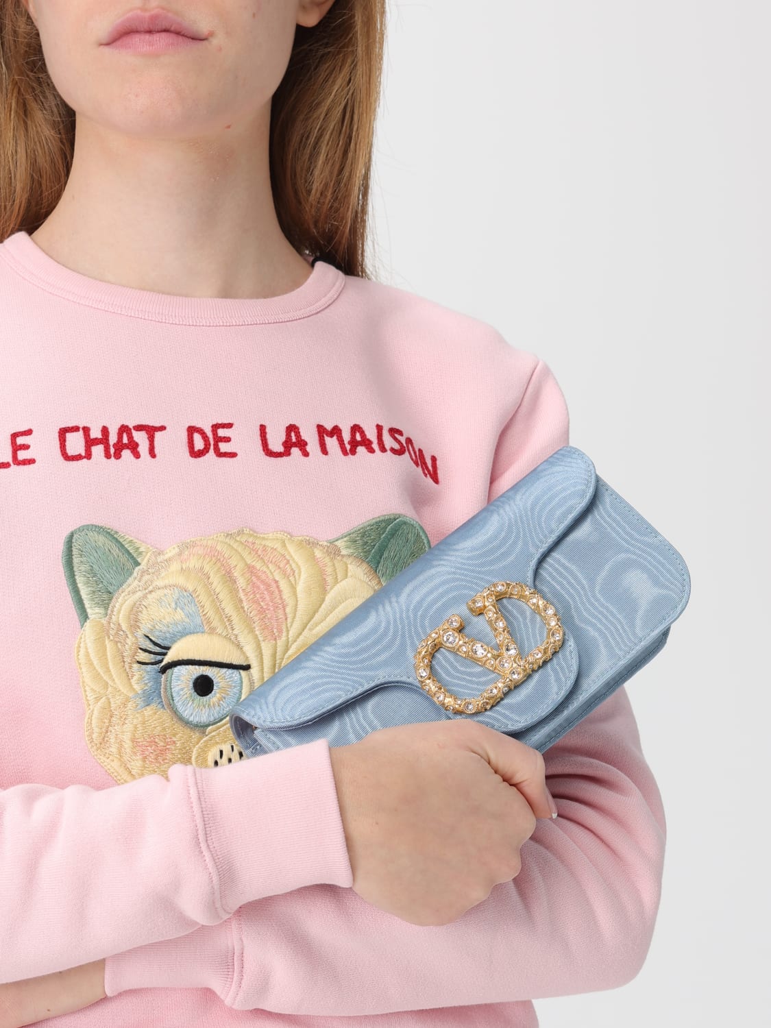 VALENTINO GARAVANI MINITASCHE: Handtasche damen Valentino Garavani, Hellblau - Img 2