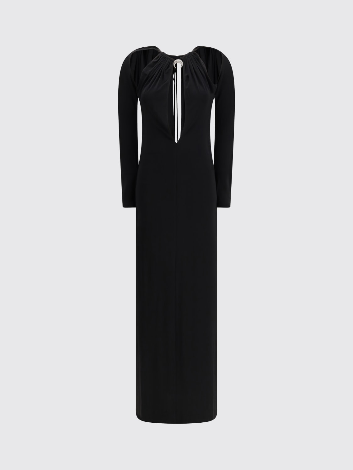 MARINE SERRE DRESS: Dress woman Marine Serre, Black - Img 1