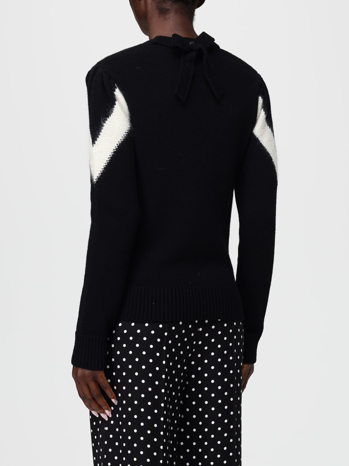 VALENTINO MAGLIA: Maglia di lana vergine mohair Valentino, Nero - Img 3