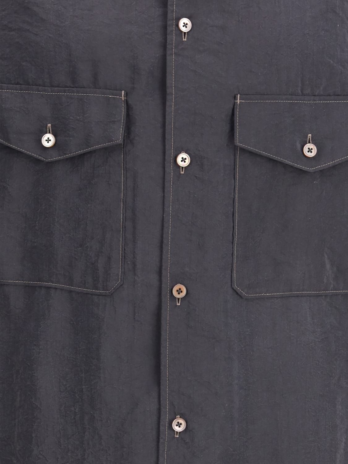 LEMAIRE HEMD: Hemd herren Lemaire, Schwarz - Img 3