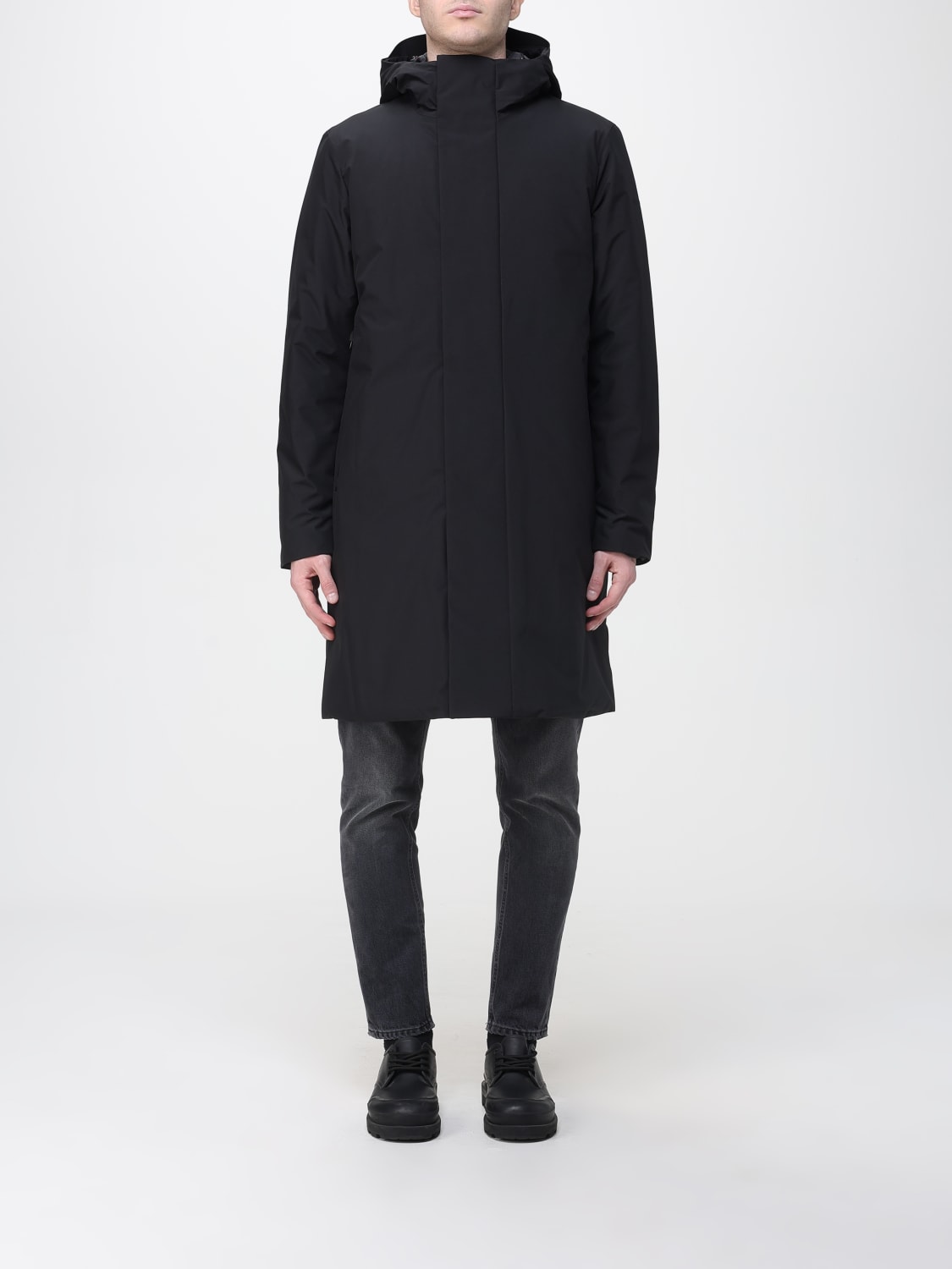 SAVE THE DUCK COAT: Coat men Save The Duck, Black - Img 1