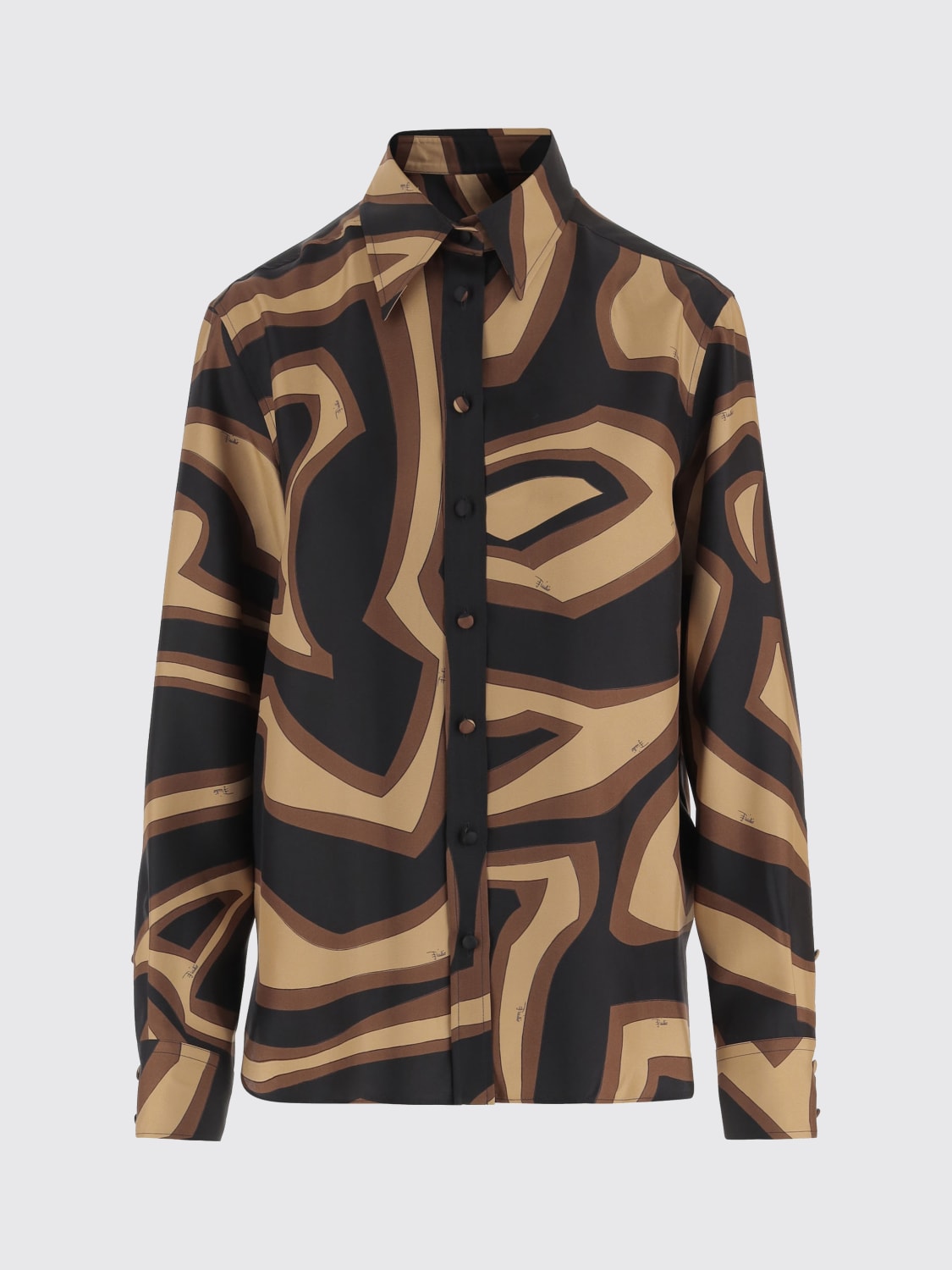 PUCCI HEMDBLUSE: Hemdbluse damen Pucci, Schwarz - Img 1