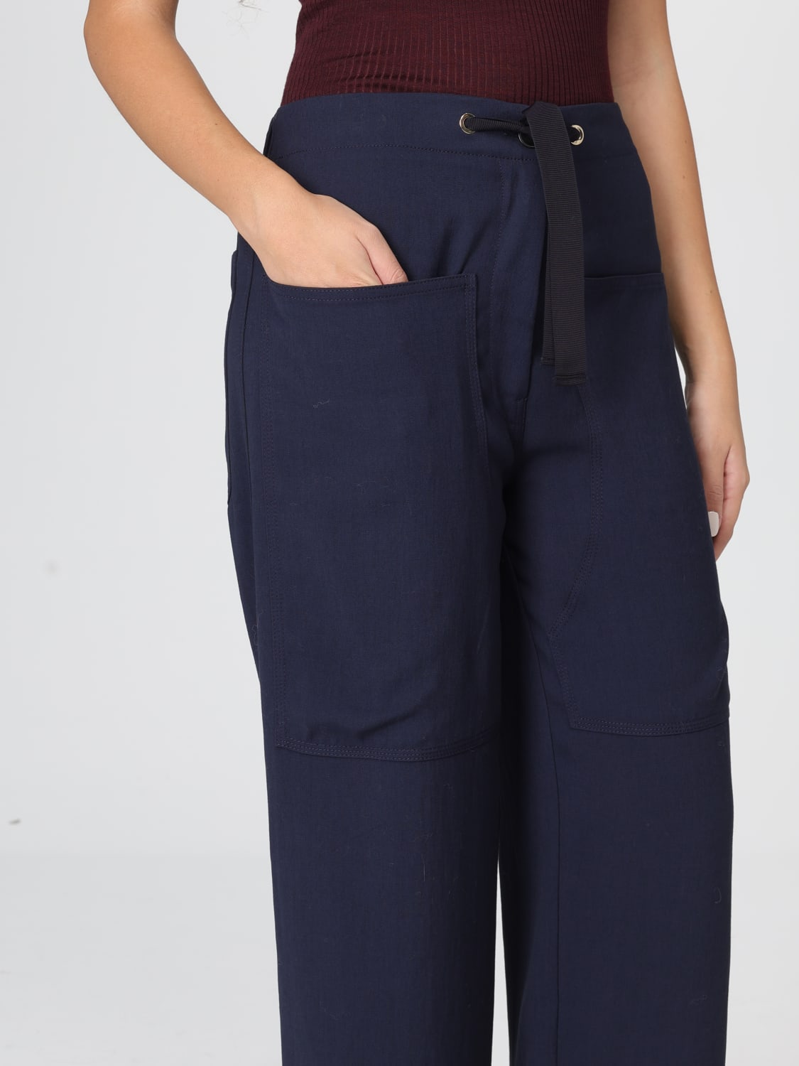 FORTE FORTE PANTALONES: Pantalones mujer Forte Forte, Azul Oscuro - Img 3