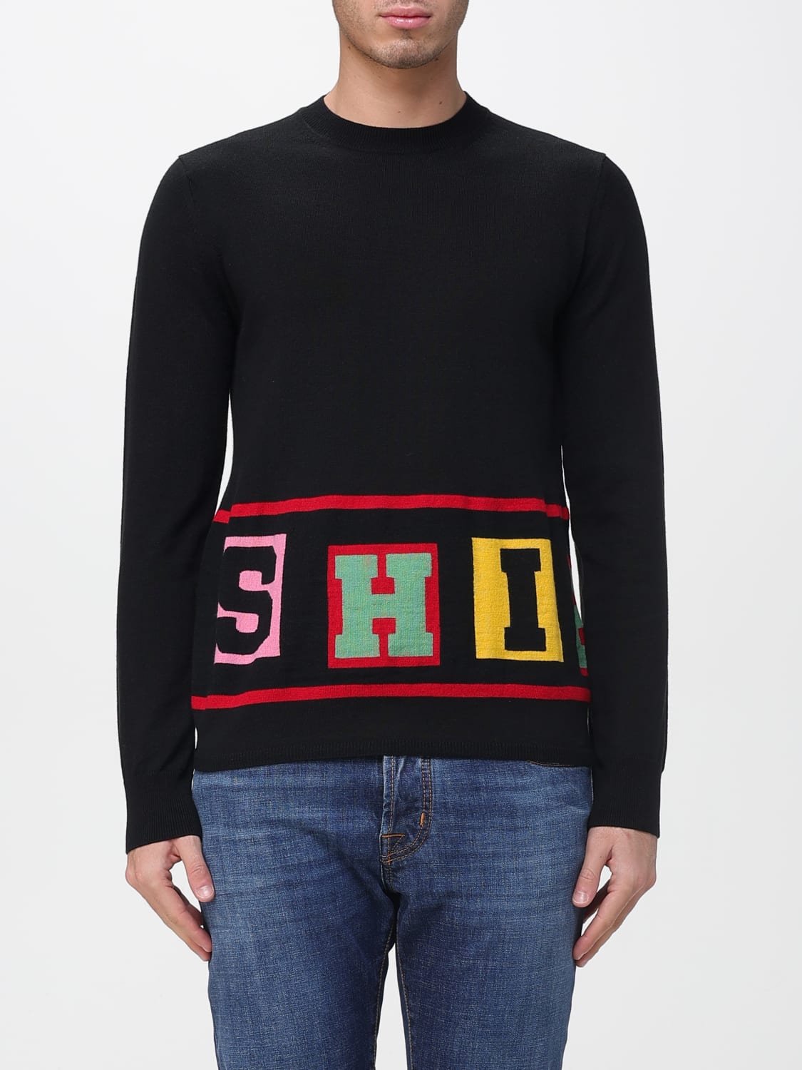 COMME DES GARÇONS SHIRT SWEATER: Sweater men Comme Des Garçons Shirt, Black - Img 1