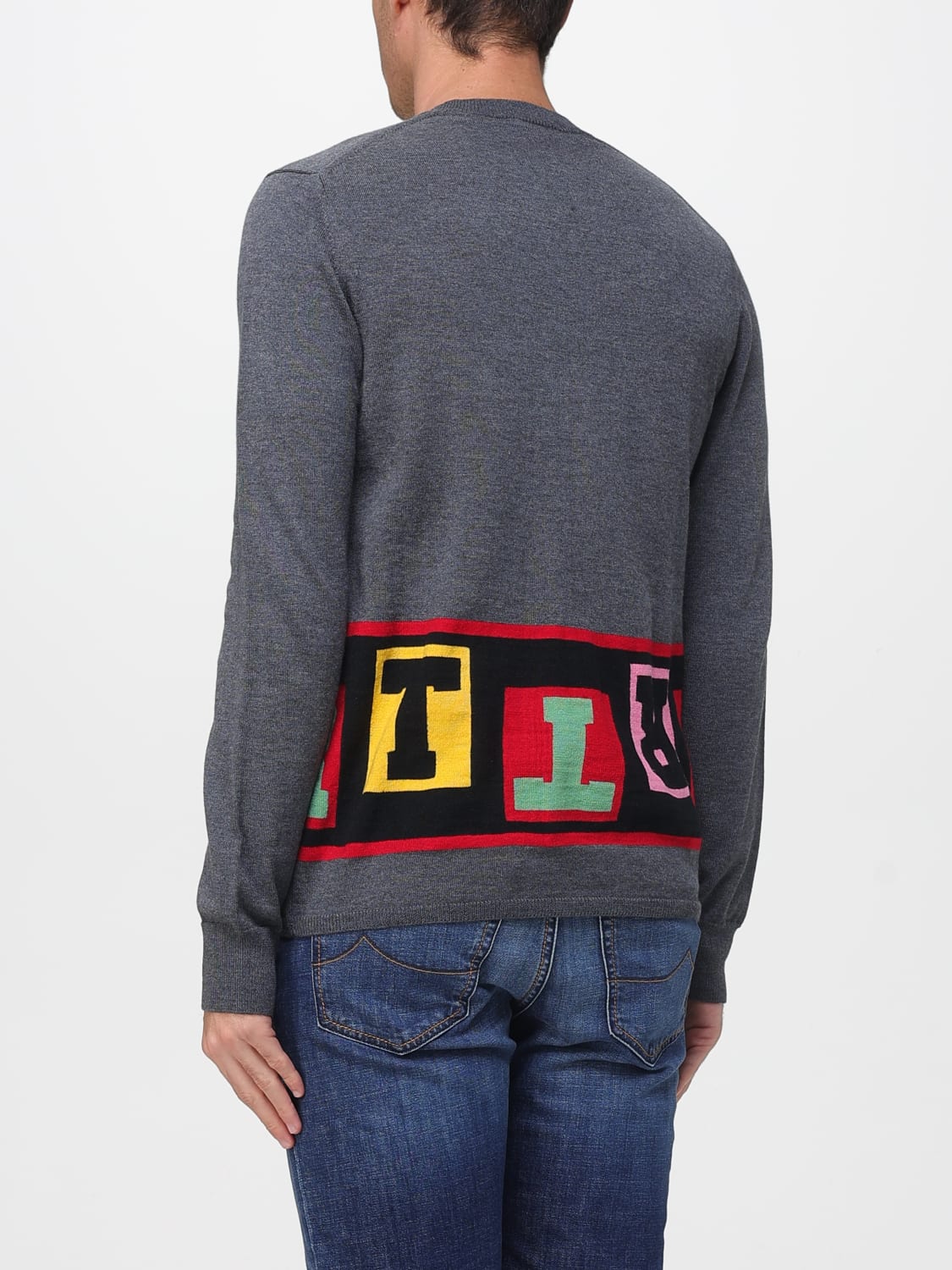 COMME DES GARÇONS SHIRT SWEATER: Sweater men Comme Des Garçons Shirt, Grey - Img 2